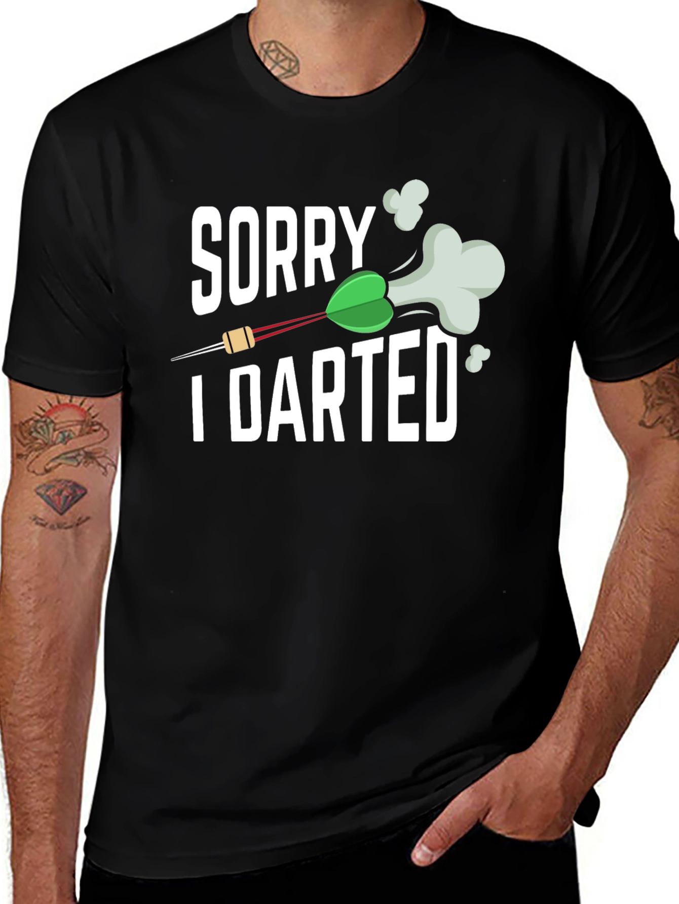 Variant 19 of Sorry I Darted Funny Dart Player T-Shirt