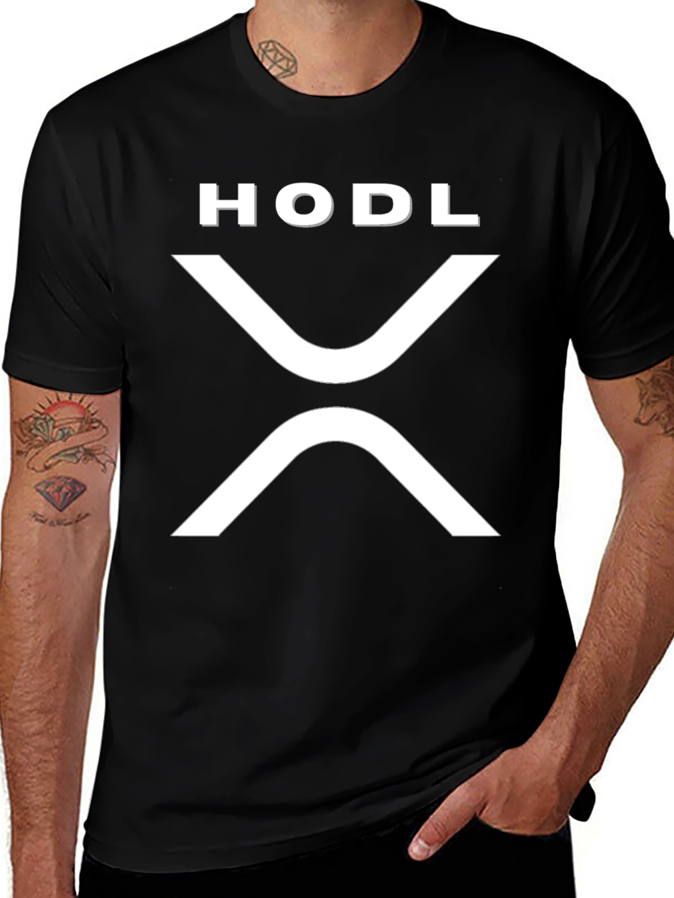HODL Crypto T-Shirt - XRP Design
