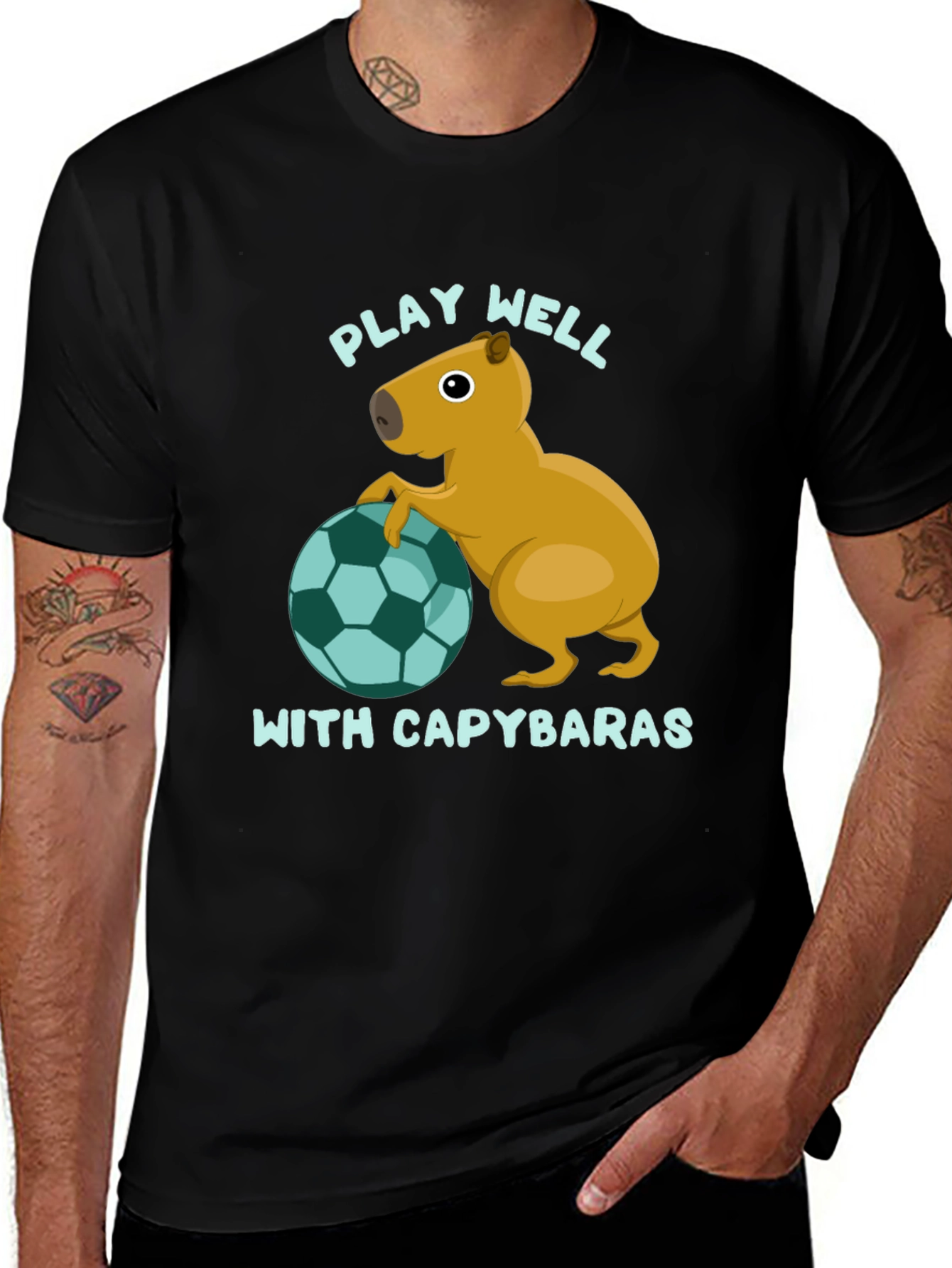 Variant 13 of Play Well With Capybaras T-Shirt