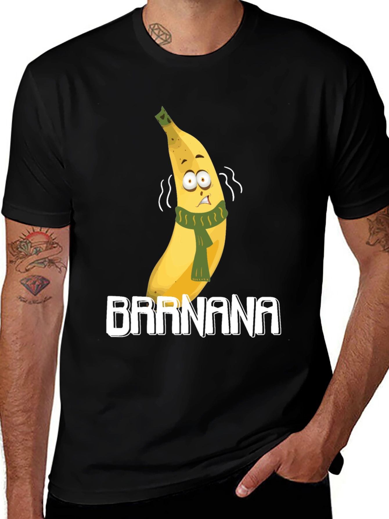 Variant 14 of Brrrnana Graphic Tee - Funny Cold Banana T-Shirt