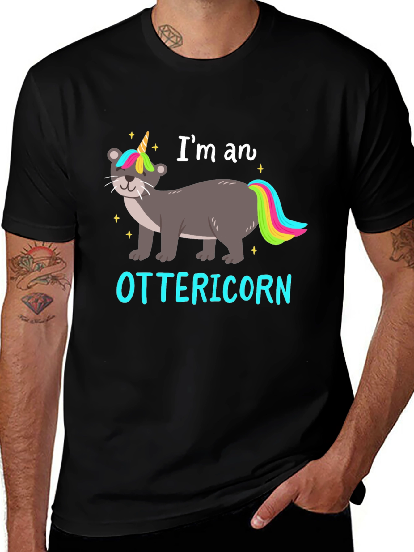 Ottericorn T-Shirt: Magical Otter Unicorn Tee