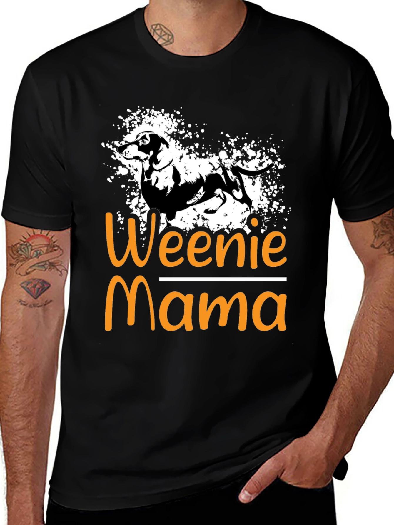 Variant 26 of Weenie Mama T-Shirt - Dachshund Lover Tee