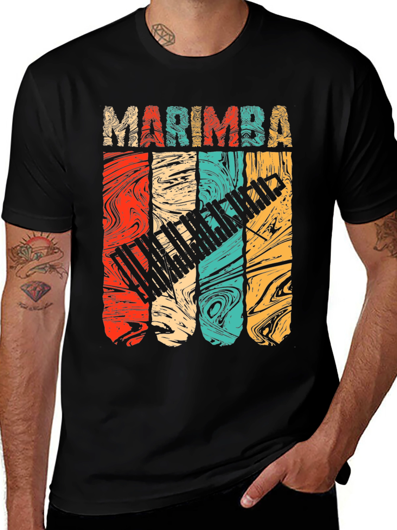 Variant 10 of Vintage Marimba Music Lover T-Shirt