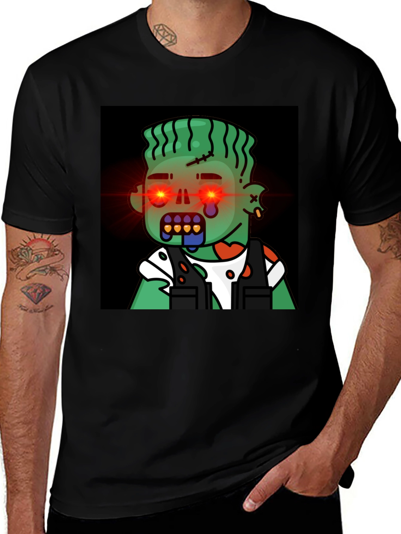 Variant 17 of Zombie Cartoon Graphic Tee