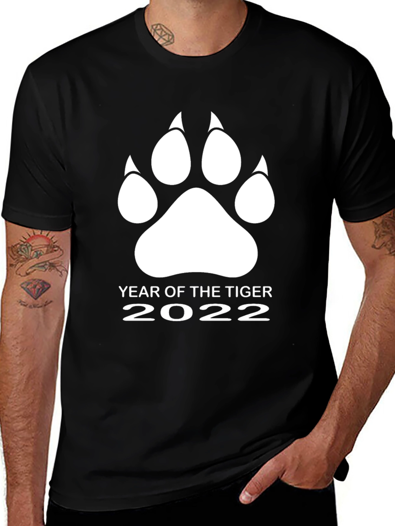 Year of the Tiger 2022 T-Shirt, Black