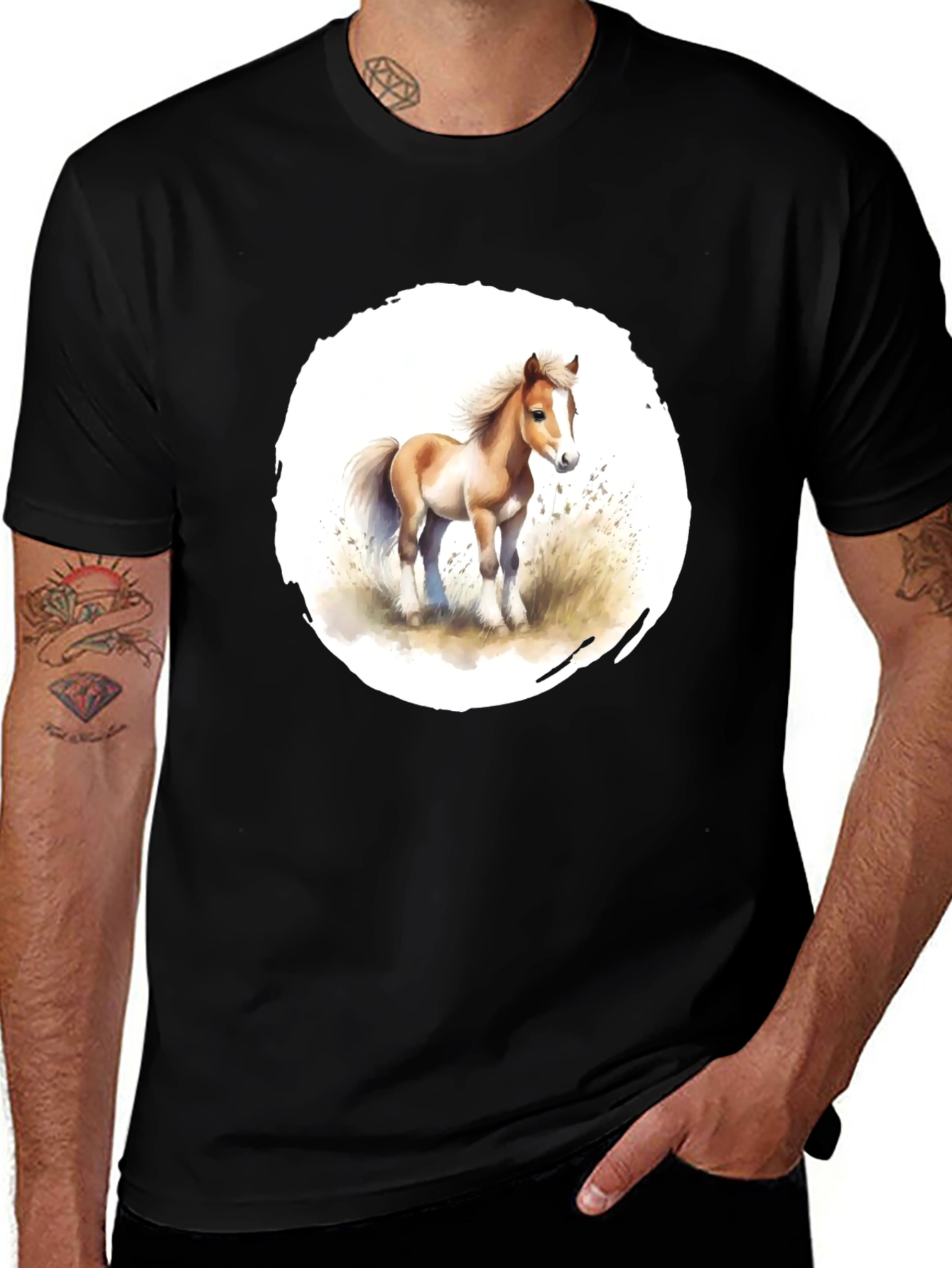 Variant 11 of Horse Graphic T-Shirt - Unique Design, Soft Fabric