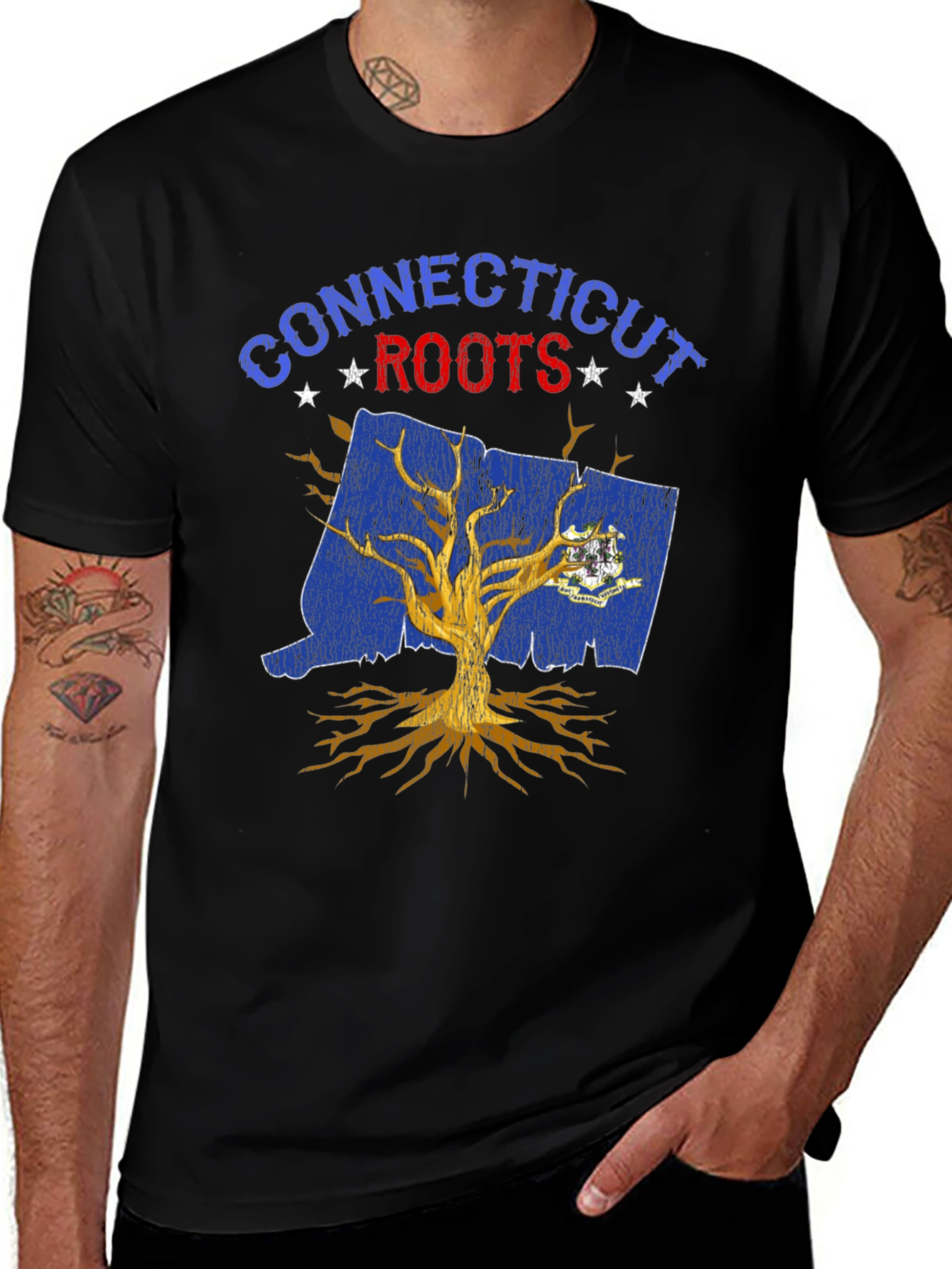 Connecticut Roots Graphic T-Shirt