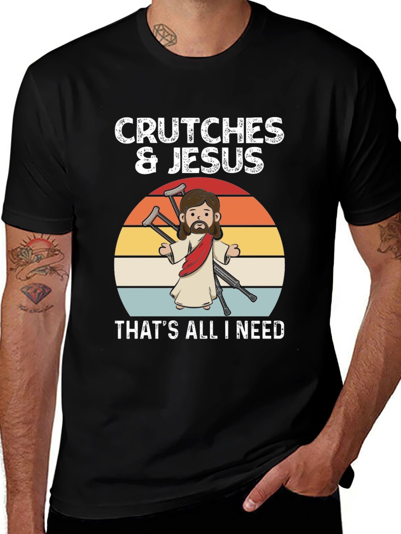 Crutches & Jesus T-Shirt