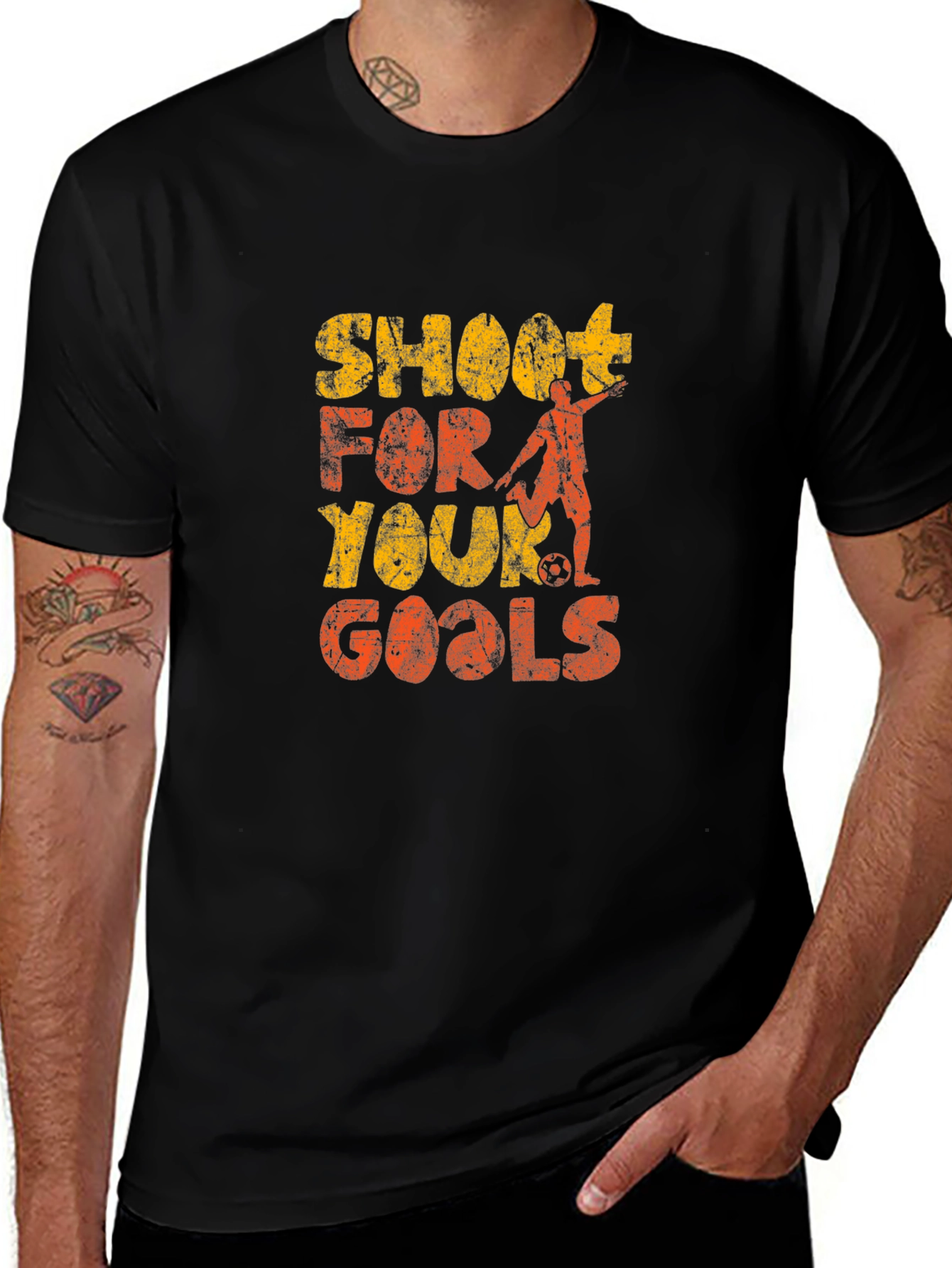 Variant 6 of Shoot For Your Goals T-Shirt