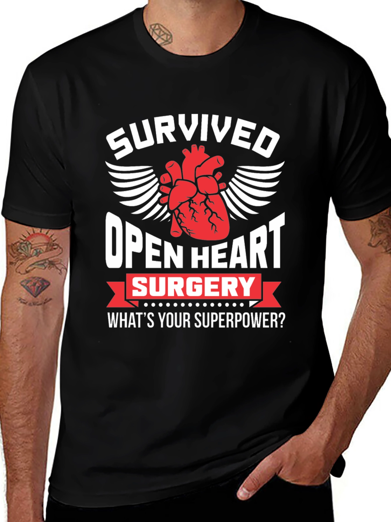 Open Heart Surgery Survivor T-Shirt