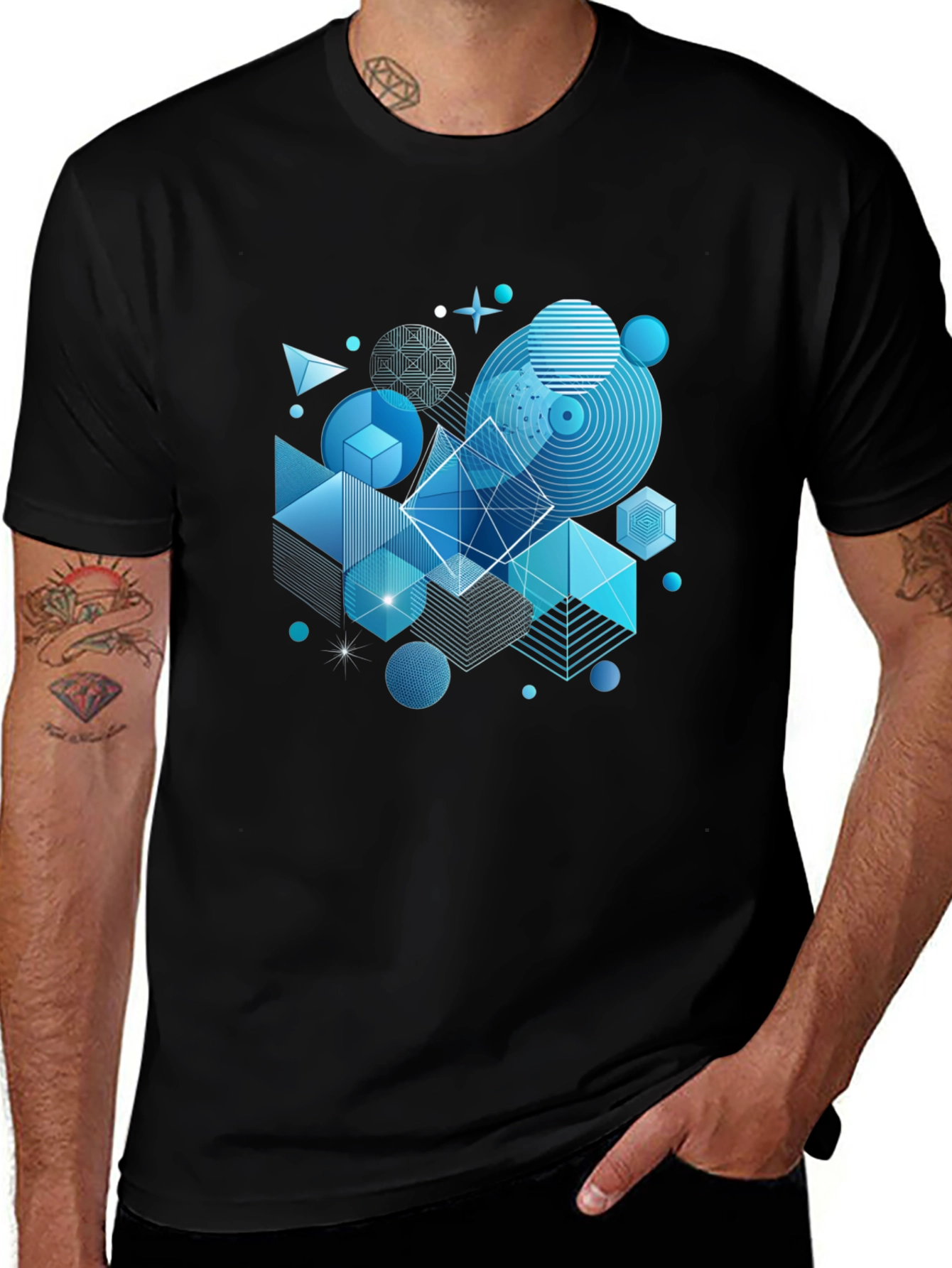 Variant 3 of Geometric Design T-Shirt