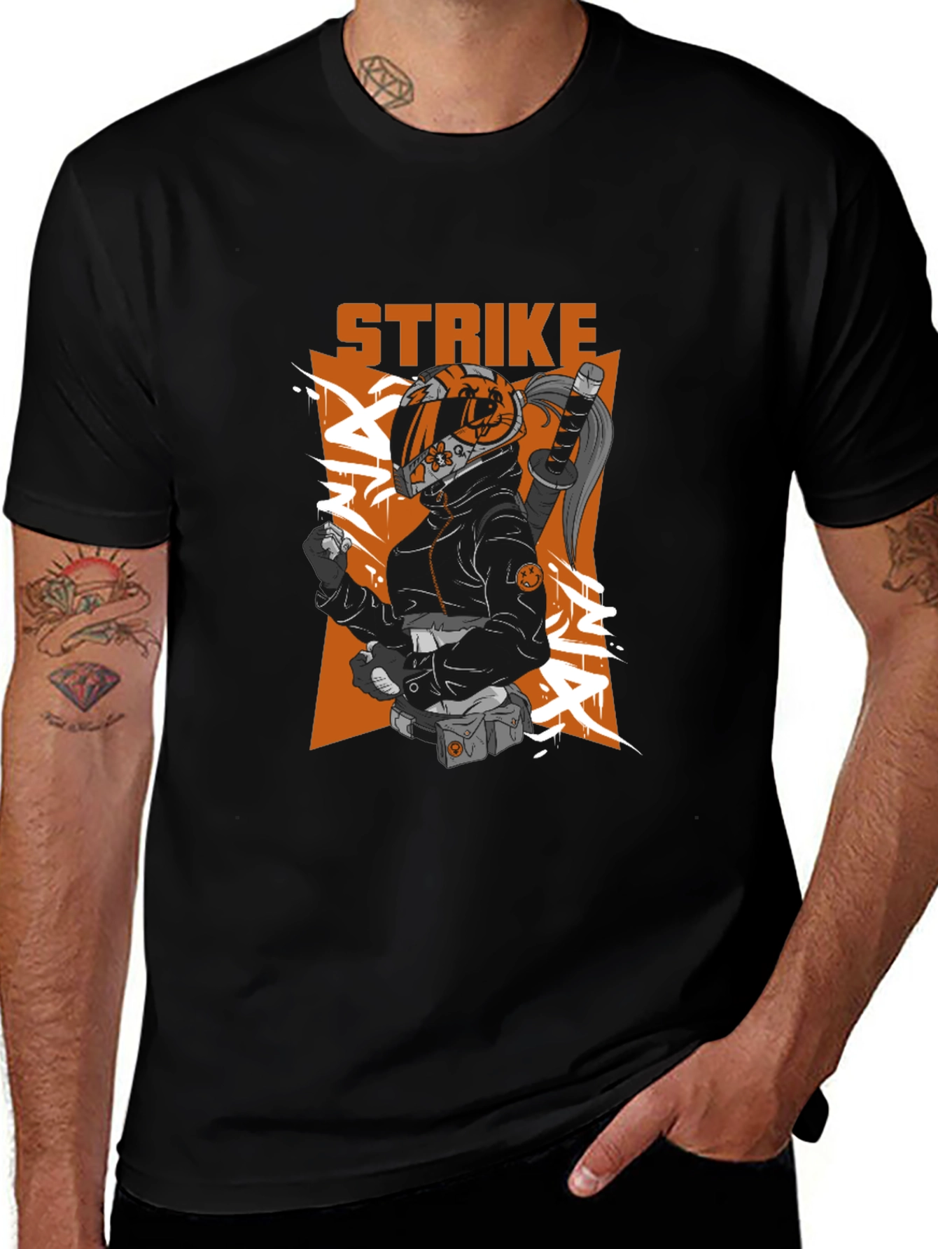 Variant 4 of Strike Ninja Graphic T-Shirt - Urban Style