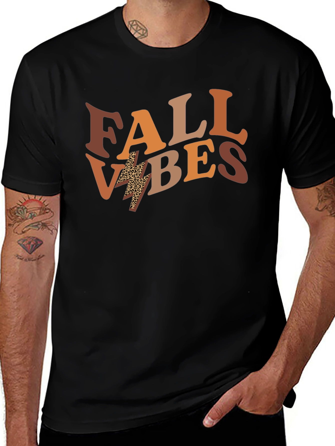 Variant 23 of Fall Vibes Graphic Tee - Trendy Autumn T-Shirt