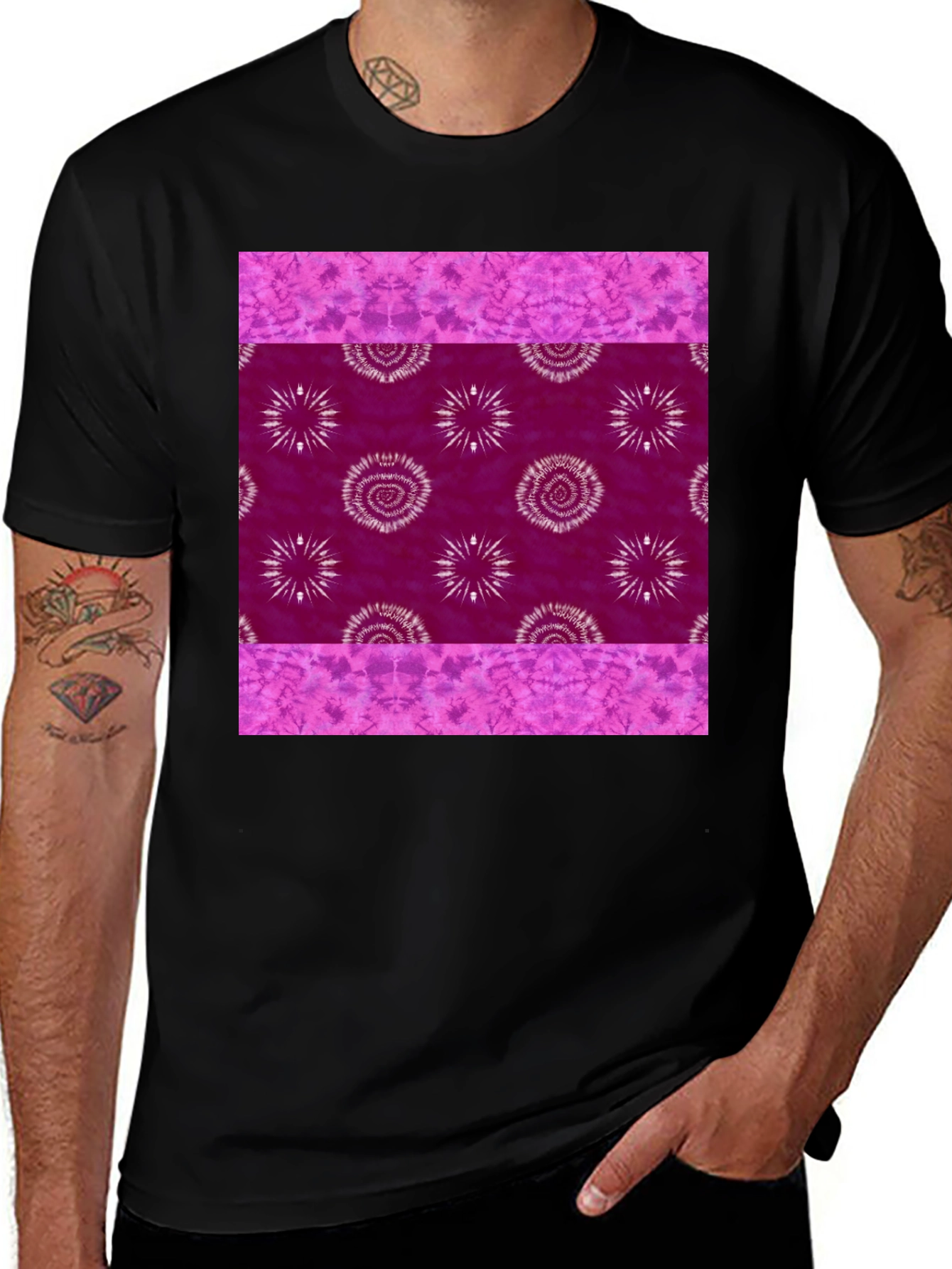 Variant 10 of Purple Tie Dye T-Shirt