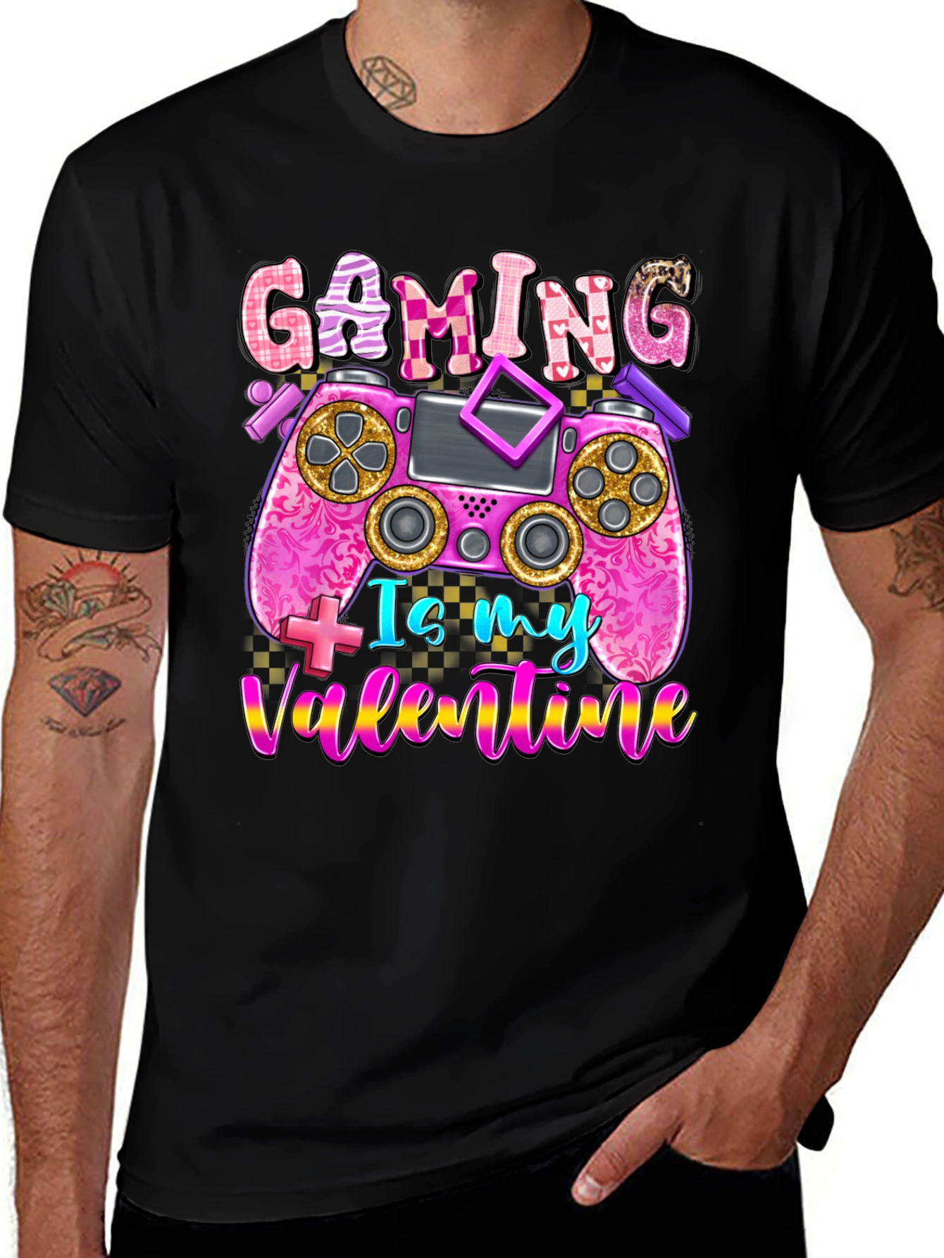 Variant 12 of Gaming Is My Valentine T-Shirt