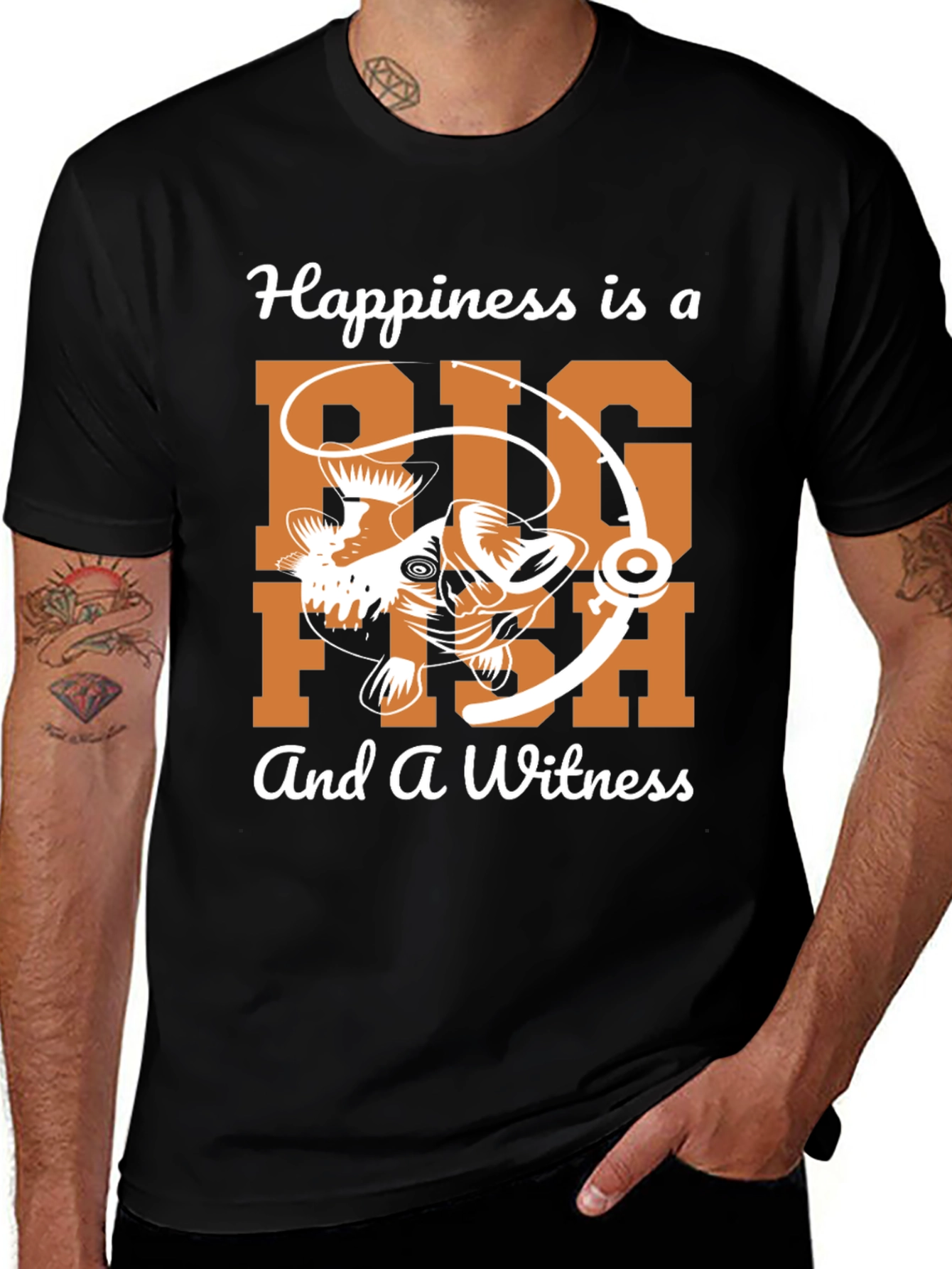 Fishing T-Shirt: Big Fish & A Witness