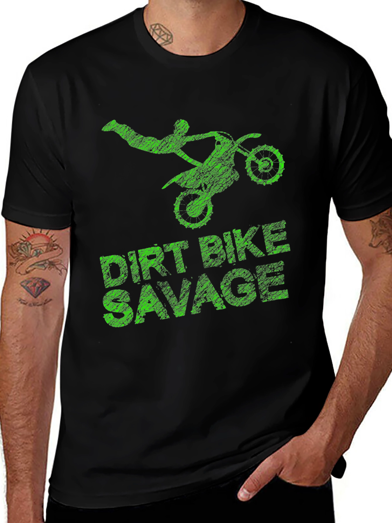 Variant 7 of Dirt Bike Savage Graphic T-Shirt