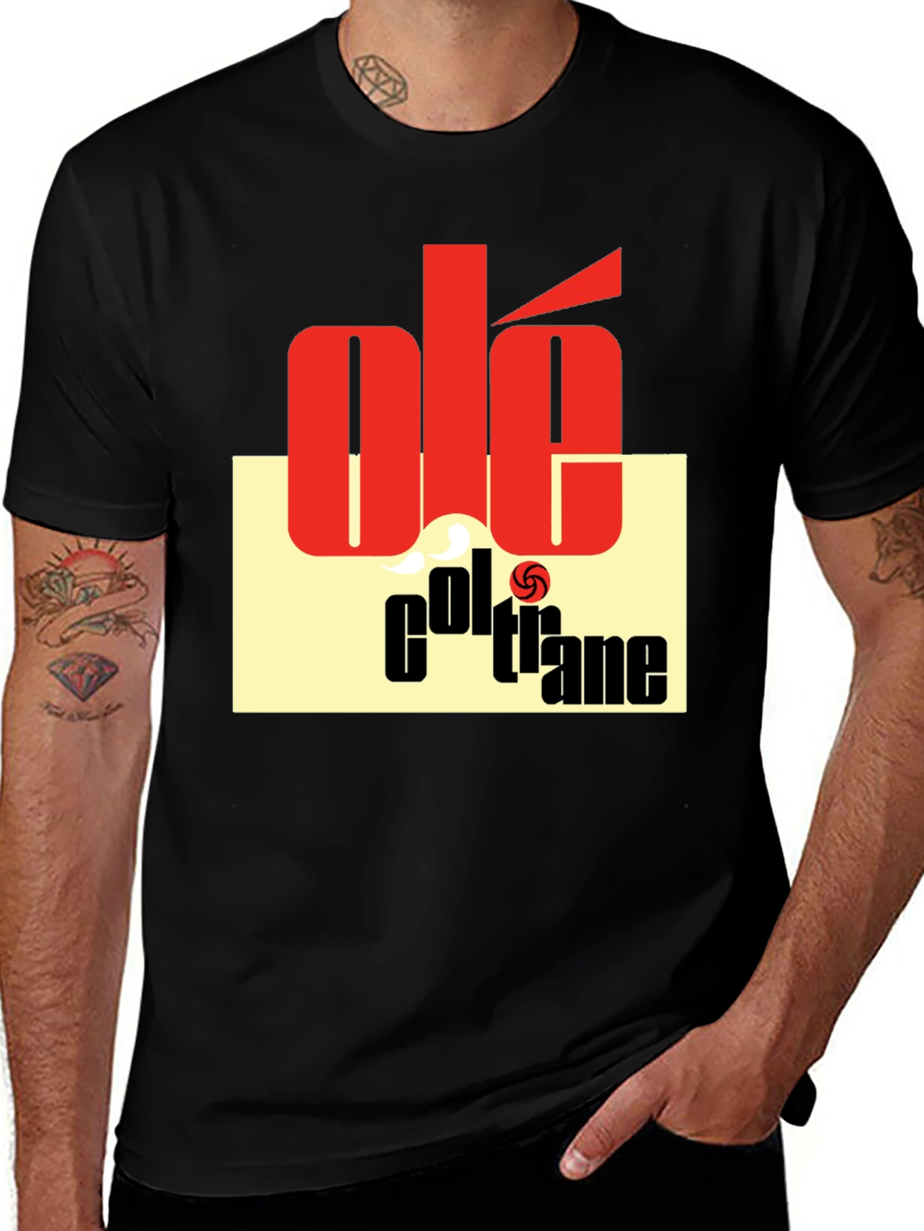 Variant 24 of Olé Coltrane Graphic T-Shirt - Black
