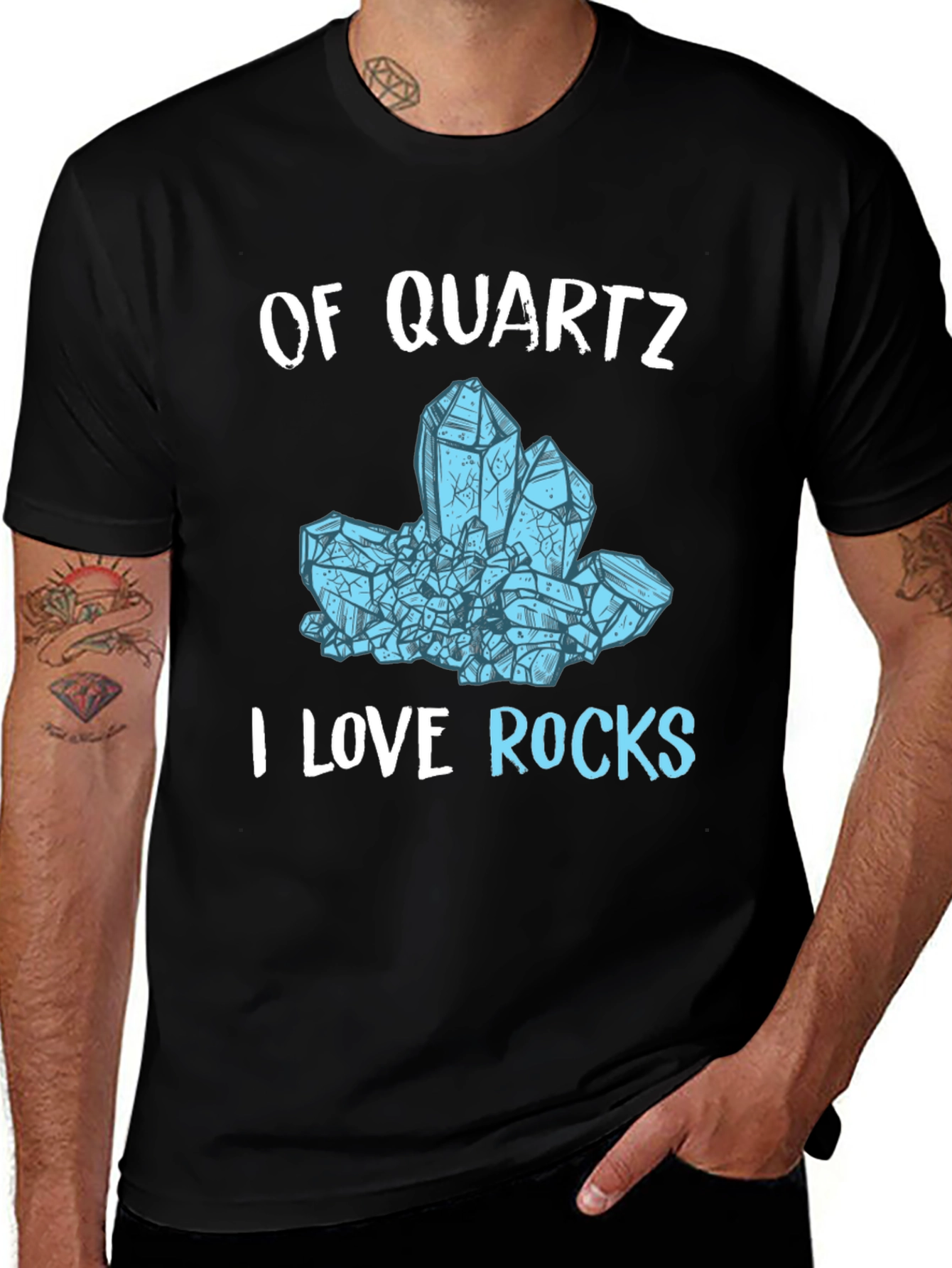 Variant 26 of Quartz Lover T-Shirt - Rockhound Apparel