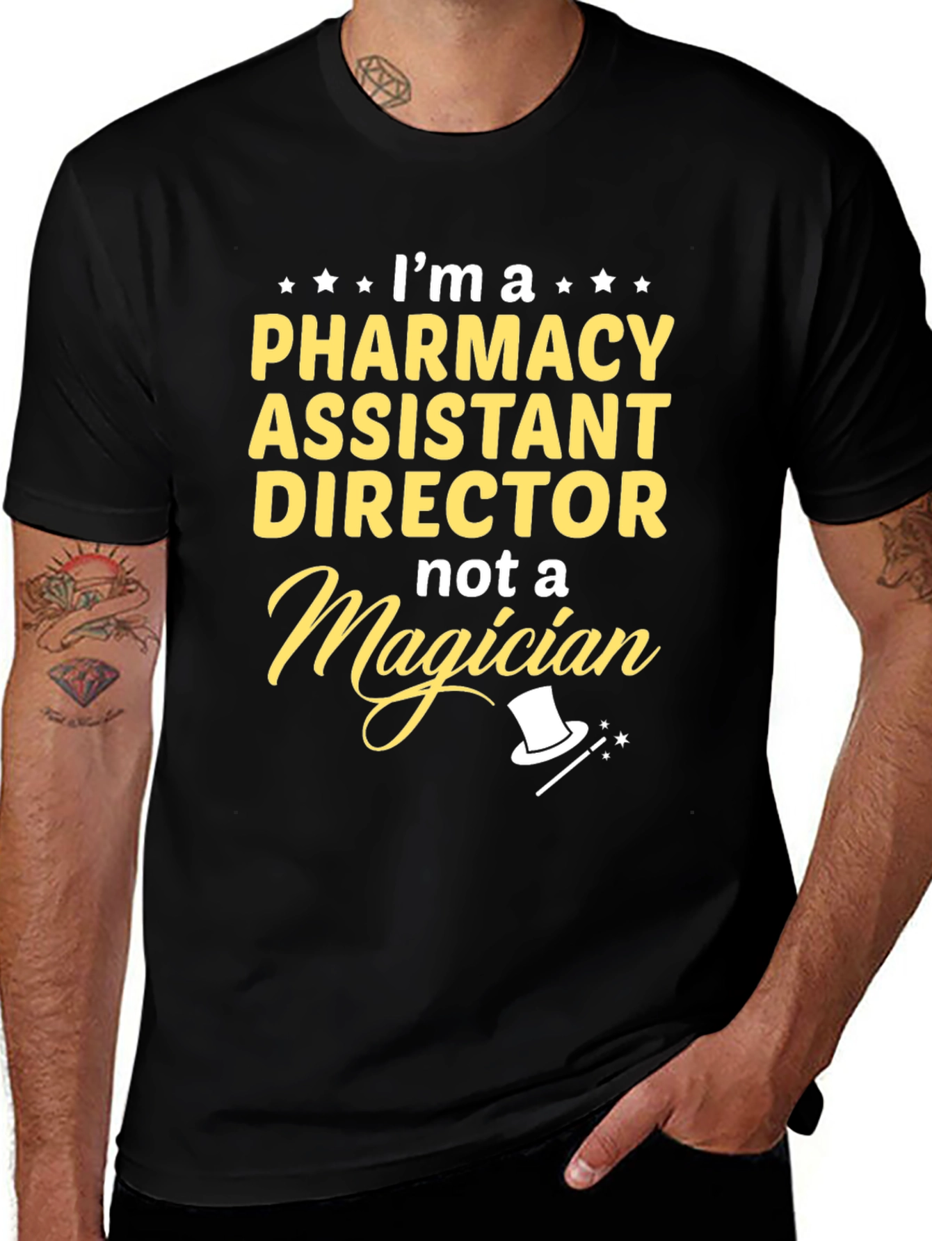 Variant 30 of Pharmacy Assistant Director T-Shirt - Not A Magician