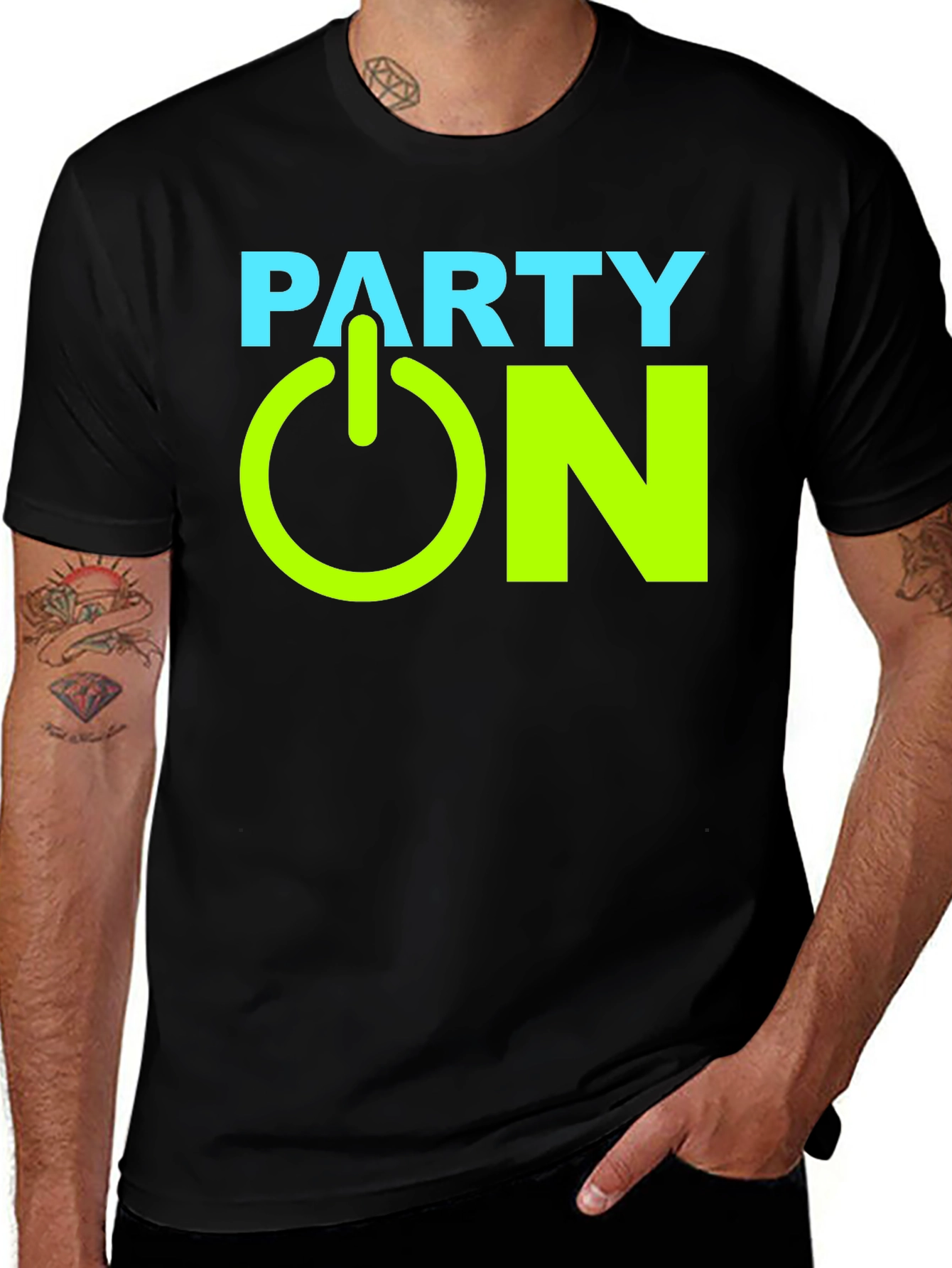 Variant 20 of Party On T-Shirt - Power Up Your Fun!
