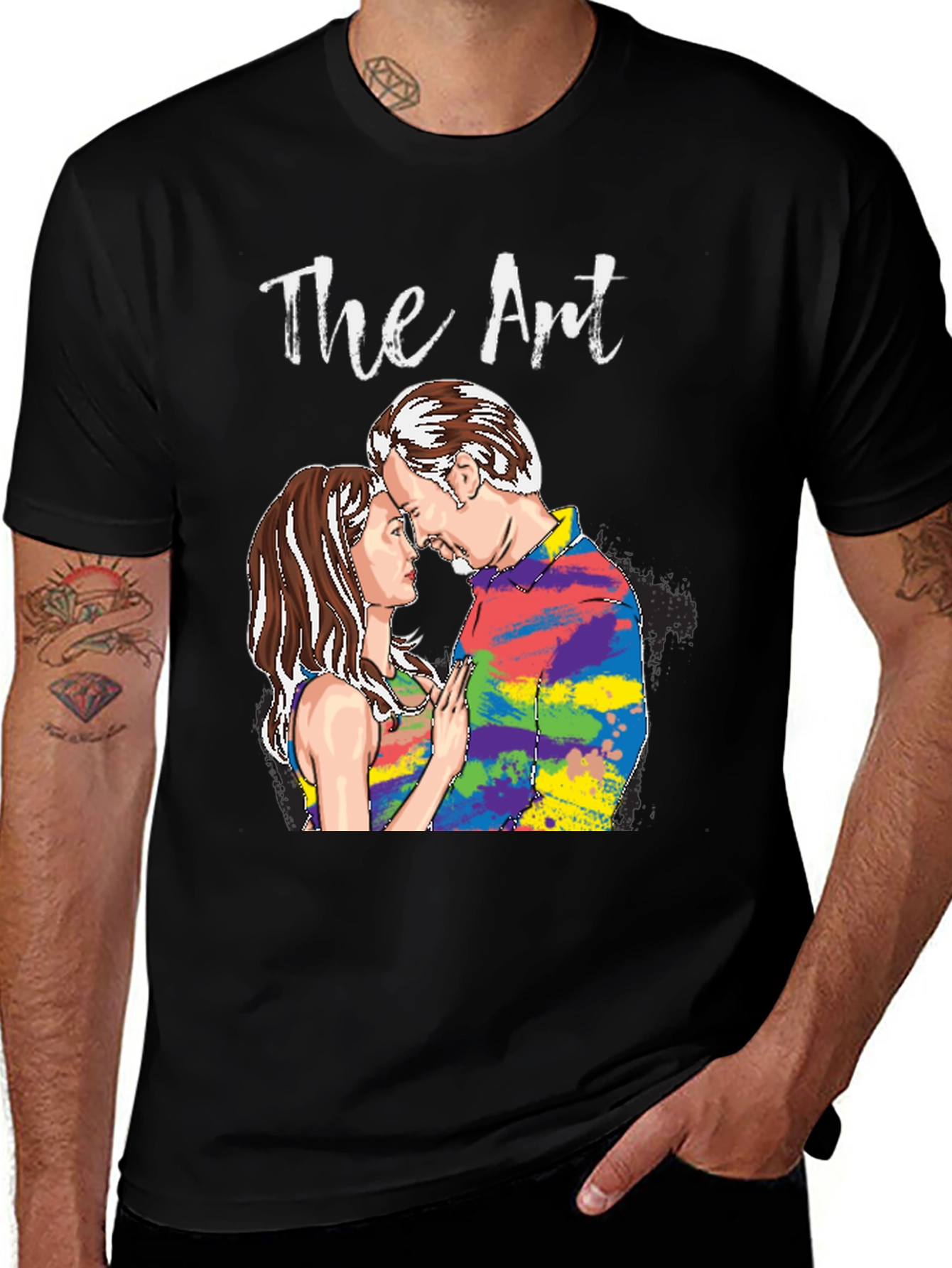 Variant 4 of The Art Couple Graphic T-Shirt