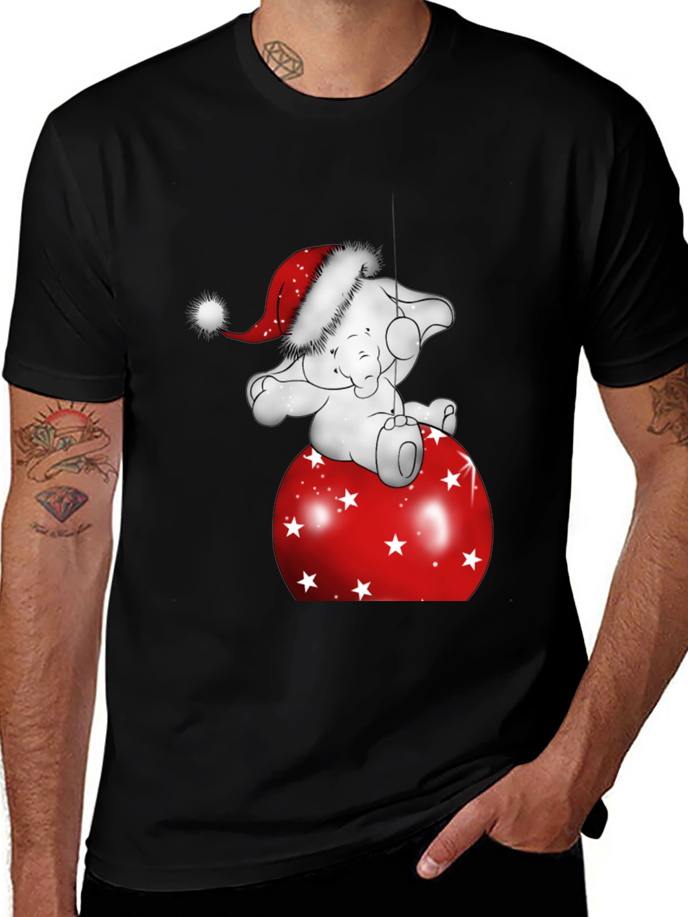 Variant 30 of Christmas Elephant T-Shirt
