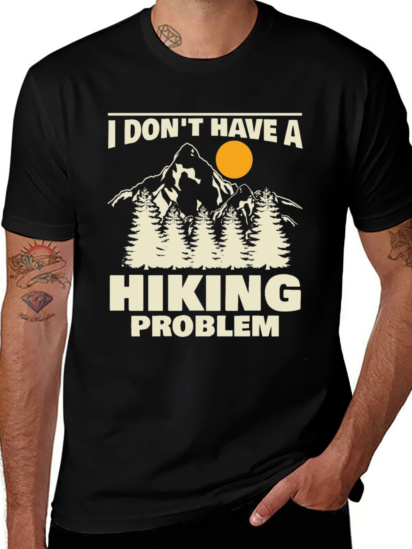 Variant 3 of Hiking Problem T-Shirt - Outdoors Adventure Tee