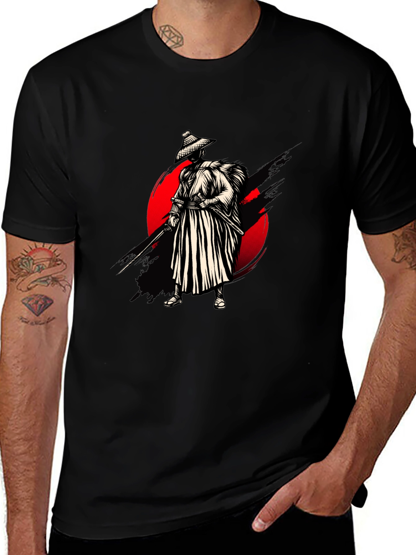 Variant 25 of Samurai Warrior Graphic Tee