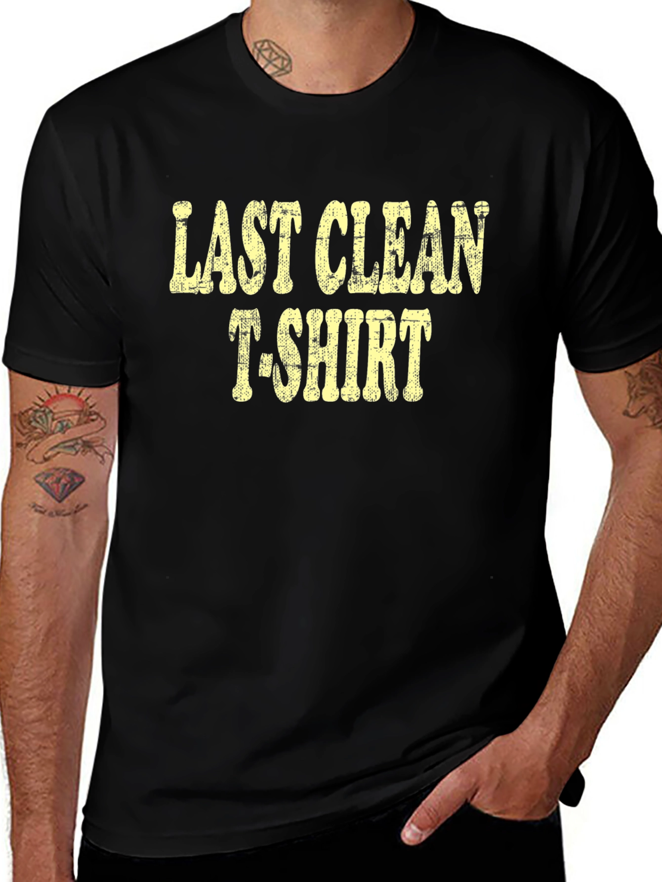 Variant 17 of Last Clean T-Shirt Funny Graphic Tee