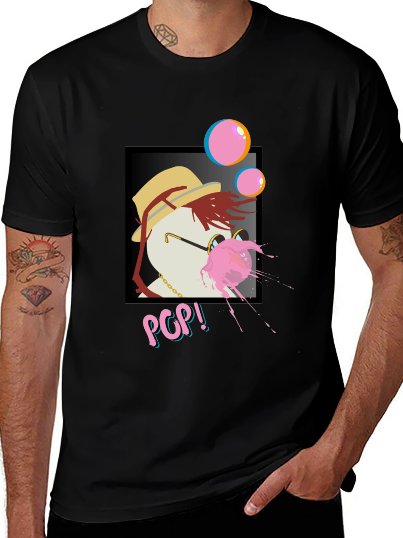 Variant 14 of Pop Art T-Shirt - Fun Graphic Tee for Casual Wear