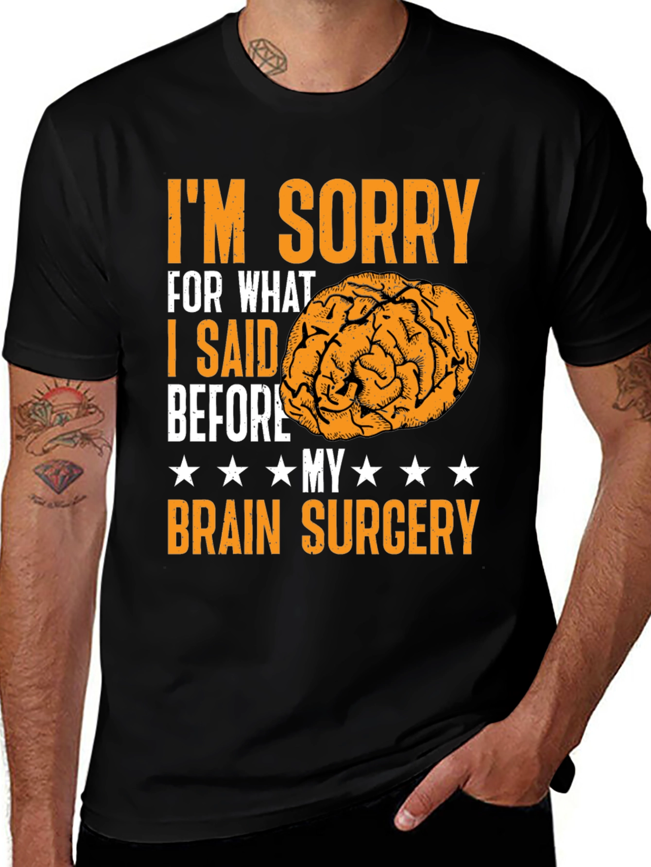 Funny Brain Surgery Apology T-Shirt