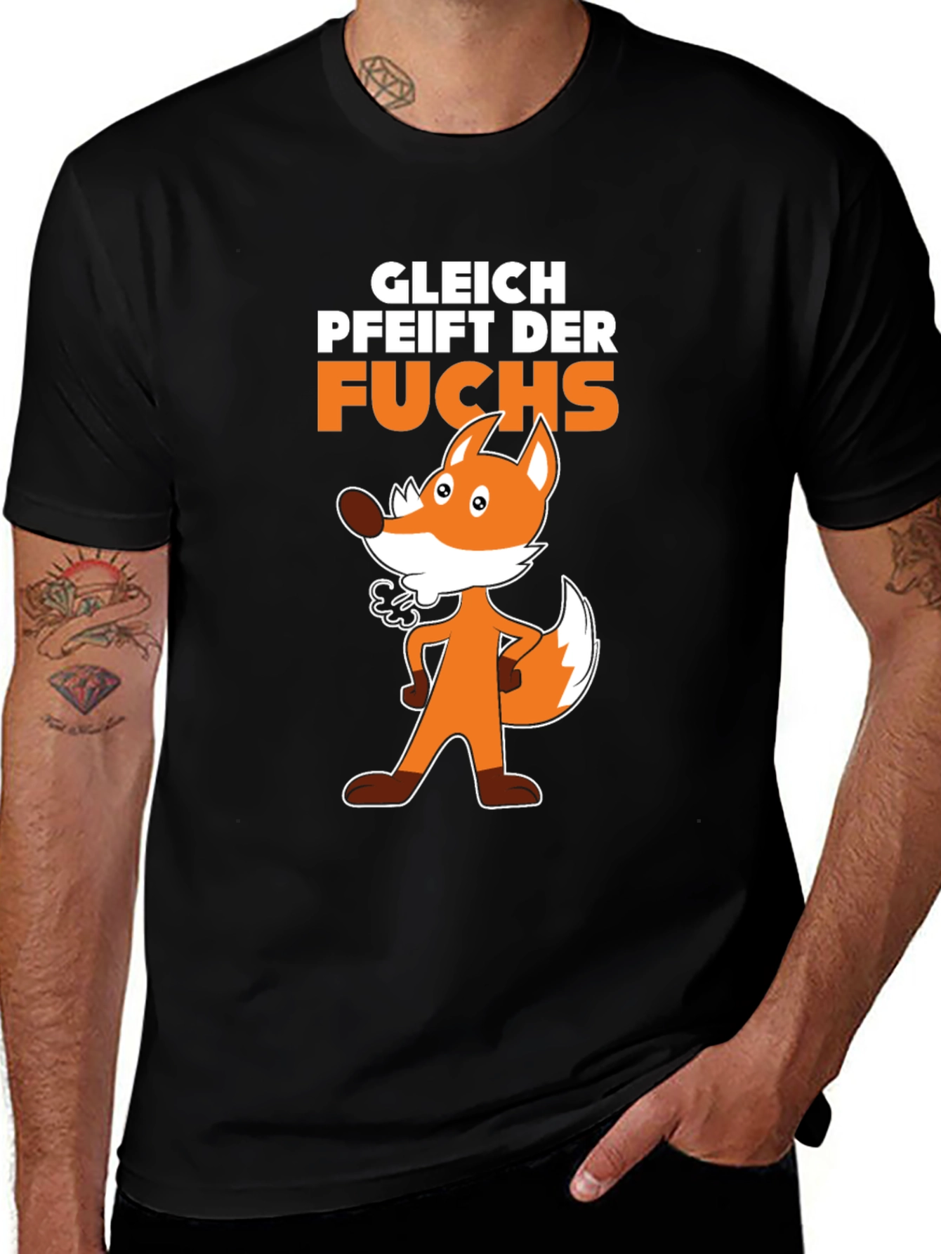 Variant 9 of Funny Fox T-Shirt - German Saying Design