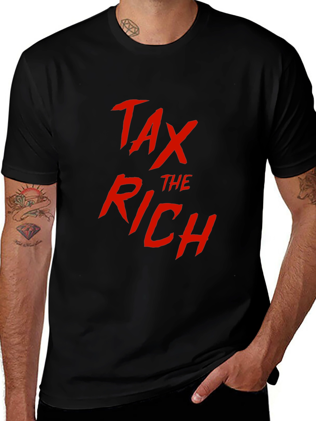 Variant 8 of Tax the Rich Graphic T-Shirt - Bold Statement Tee