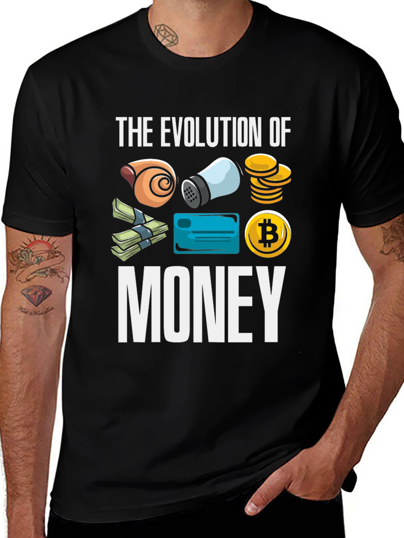 Variant 24 of Evolution of Money Graphic T-Shirt