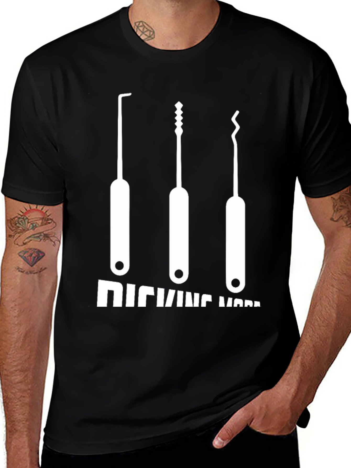 Variant 21 of Lock Pick T-Shirt - Novelty Design