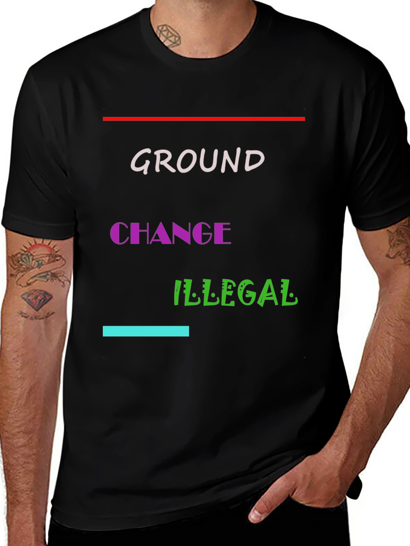 Ground Change Illegal Graphic Tee