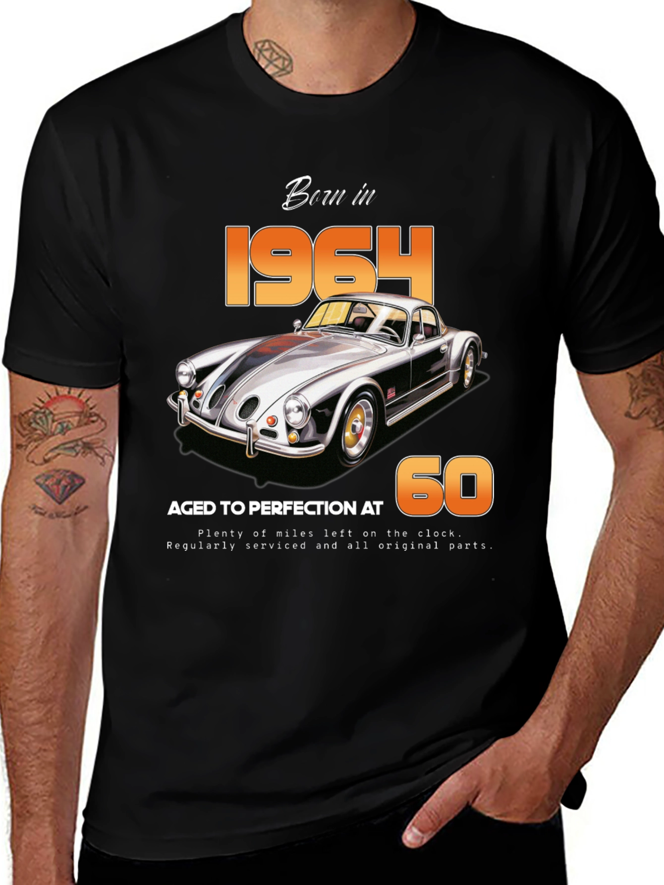 Born in 1964 Aged to Perfection 60th Birthday T-Shirt