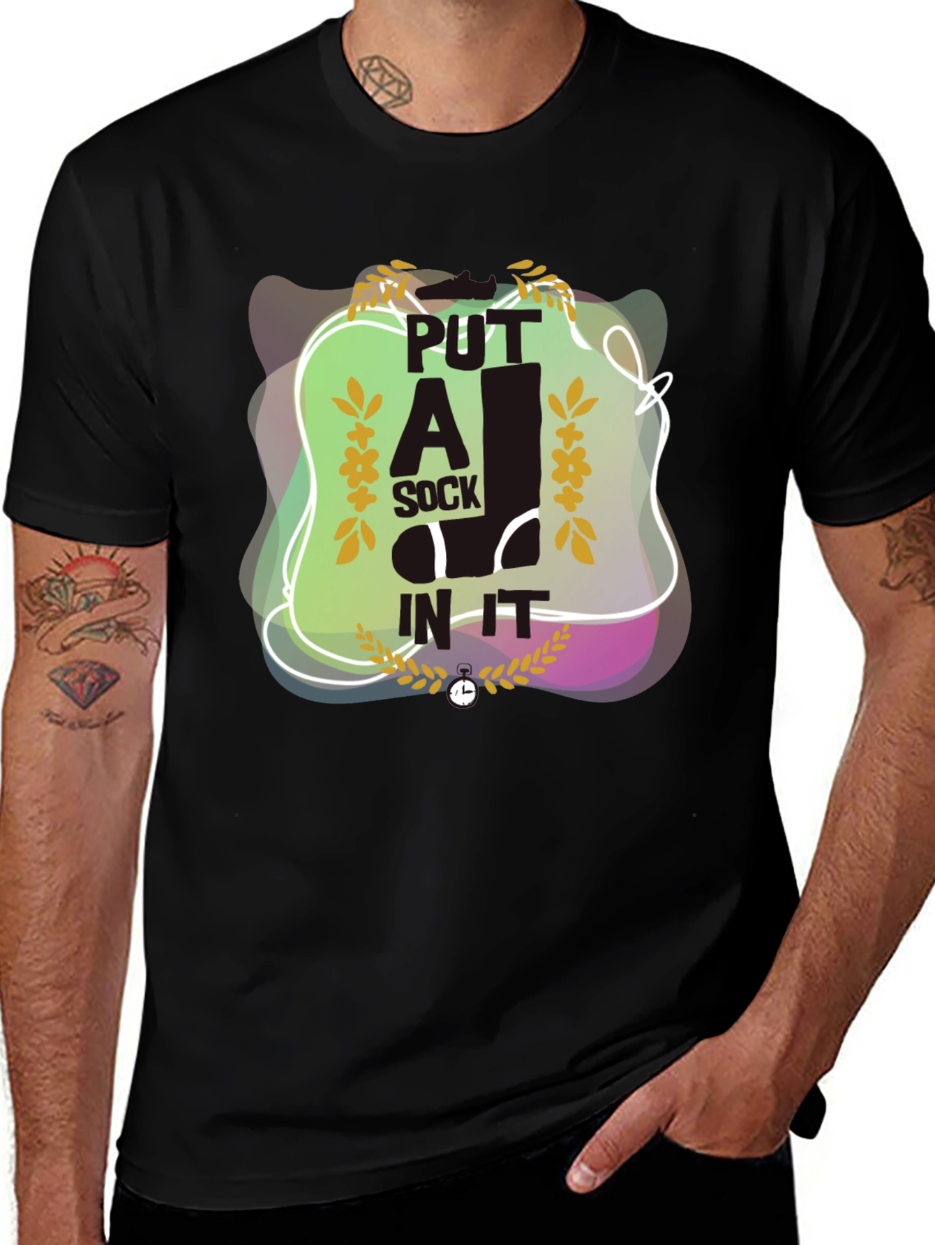 Variant 19 of Put A Sock In It Graphic T-Shirt