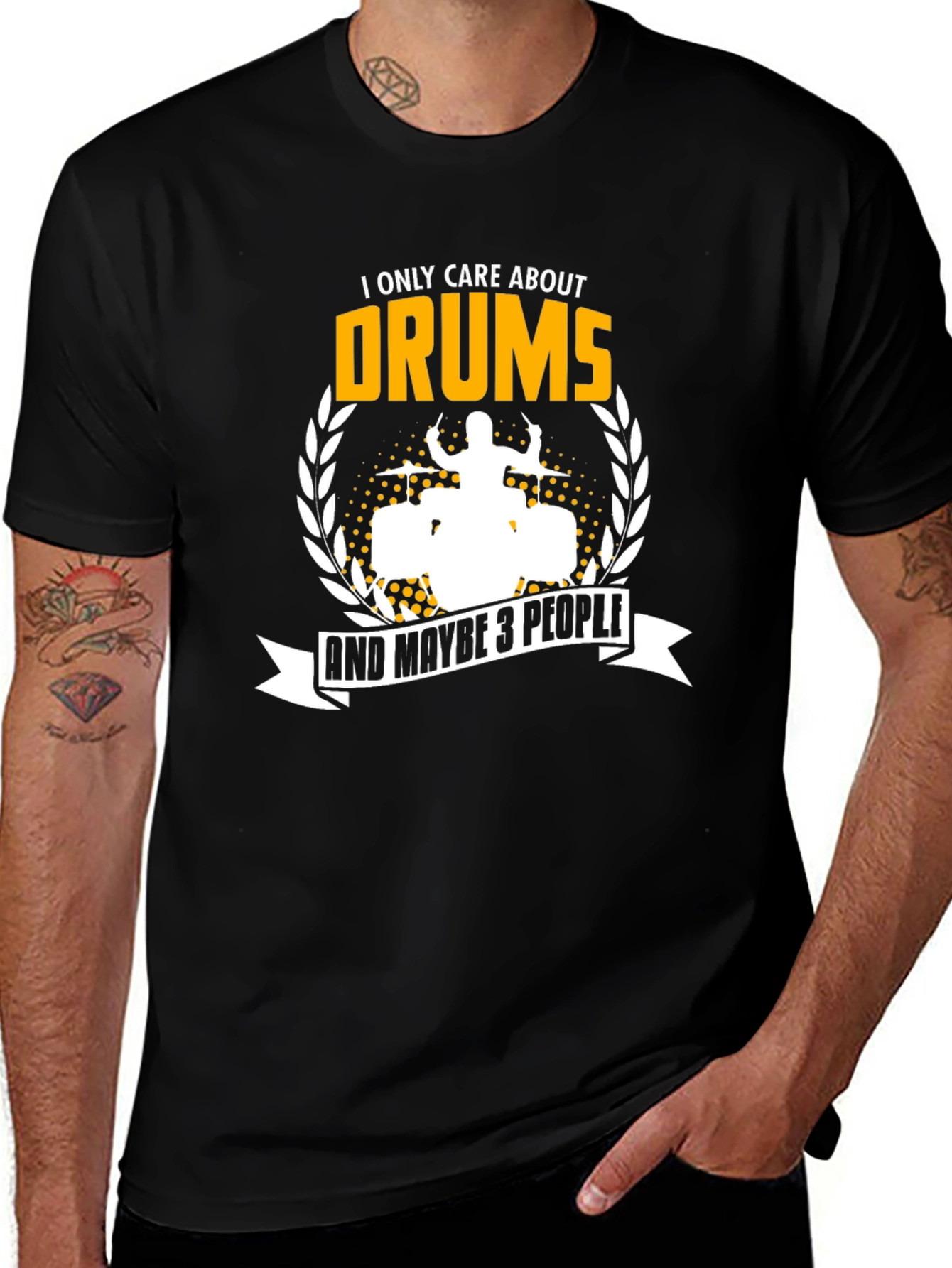 Variant 9 of Drum Lover T-Shirt - Music Gift