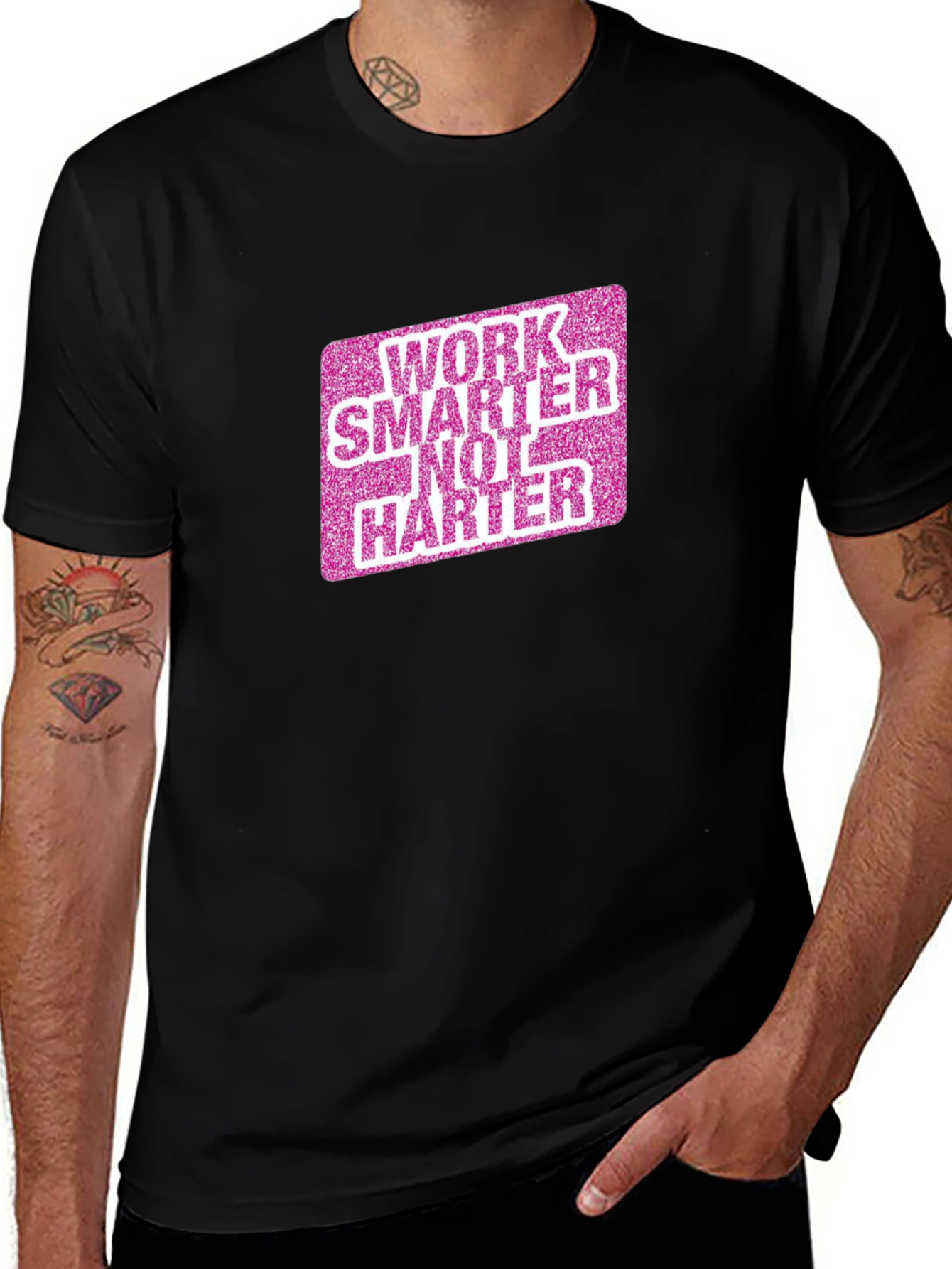 Variant 25 of Work Smarter Not Harder Graphic Tee