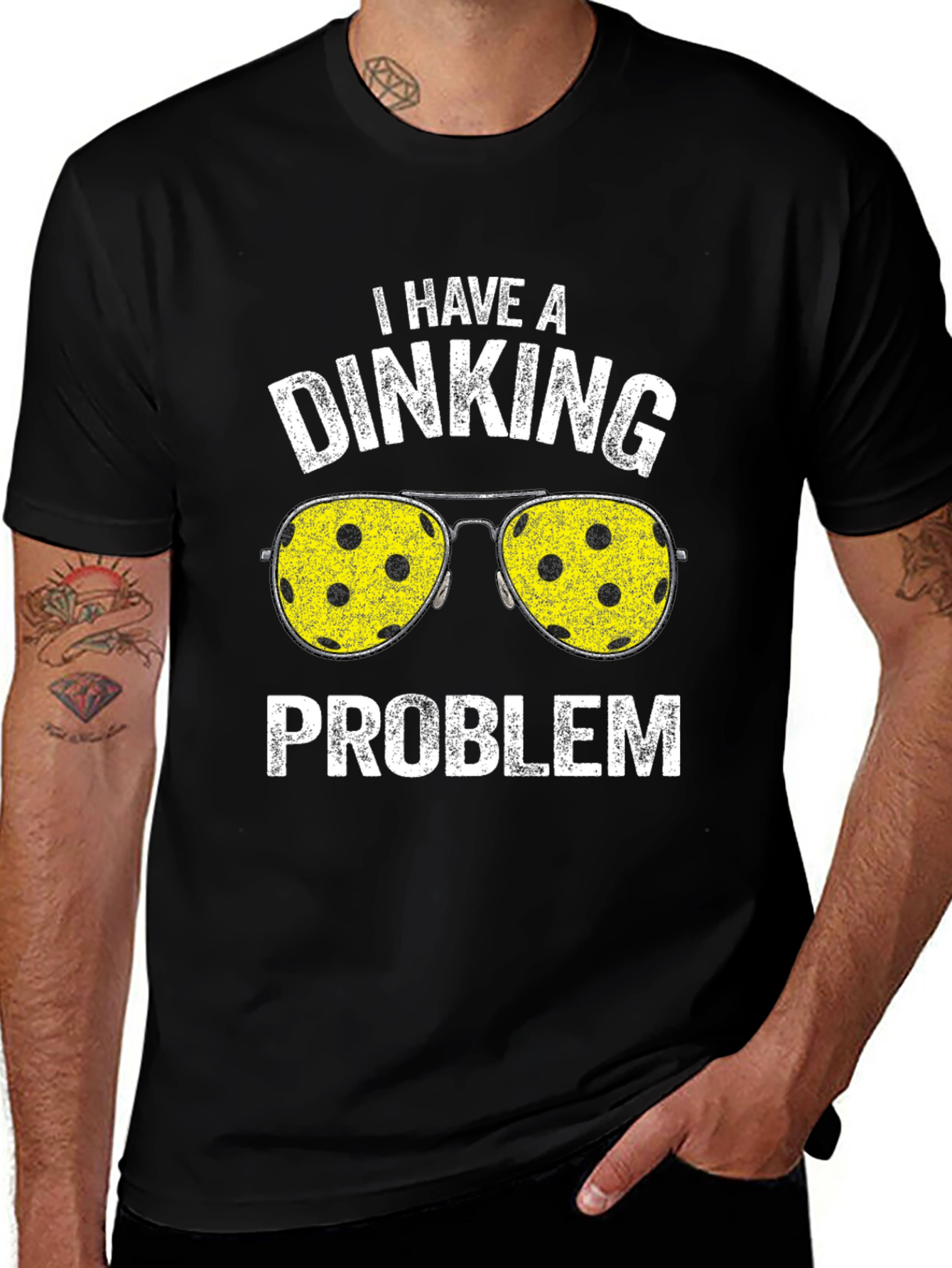 Variant 8 of Dinking Problem Pickleball Graphic Tee
