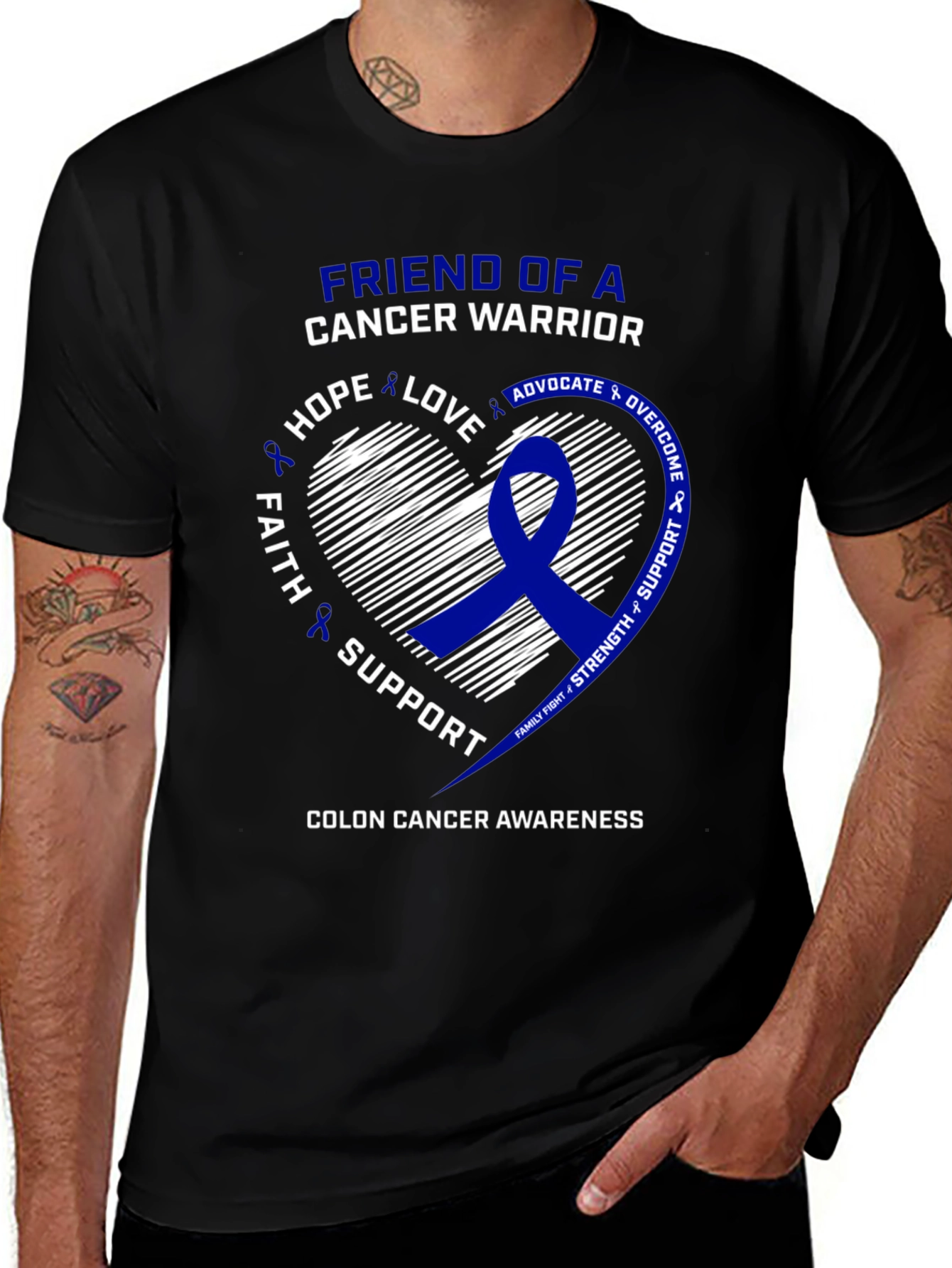 Colon Cancer Awareness Warrior T-Shirt