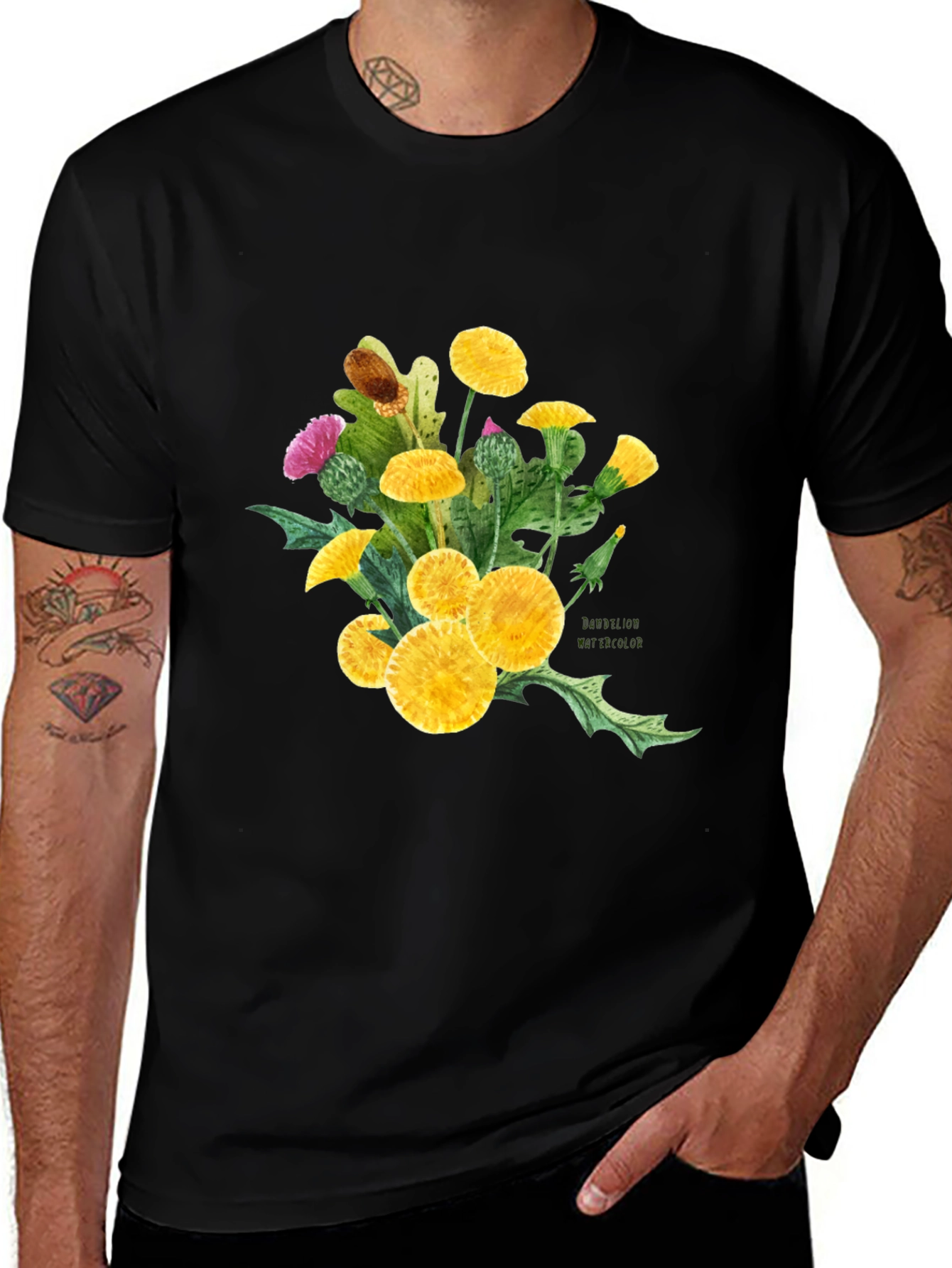 Variant 16 of Floral Graphic T-Shirt - Stylish Menswear