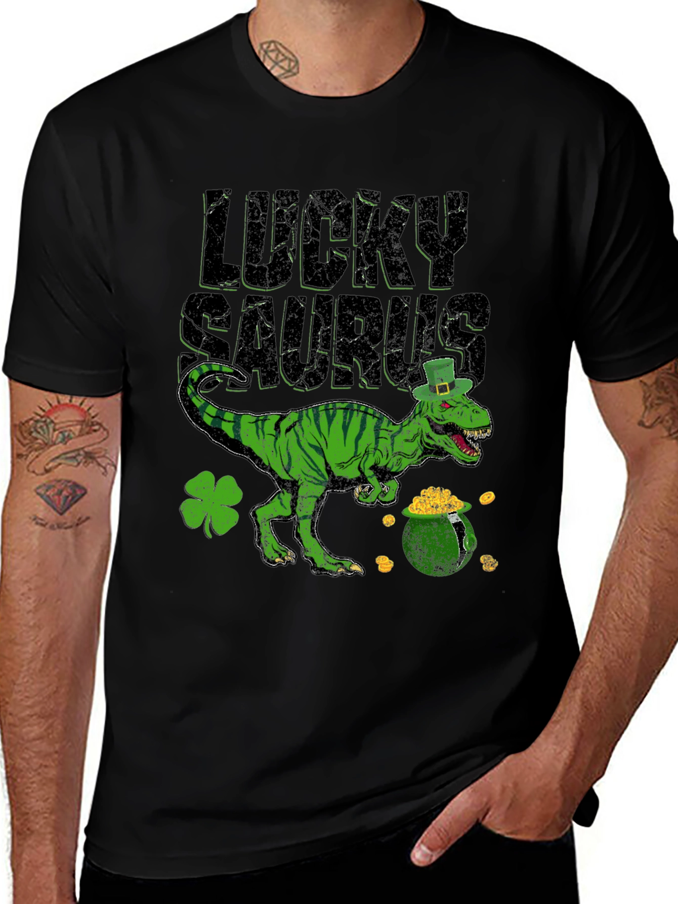 Variant 2 of Lucky Saurus T-Shirt