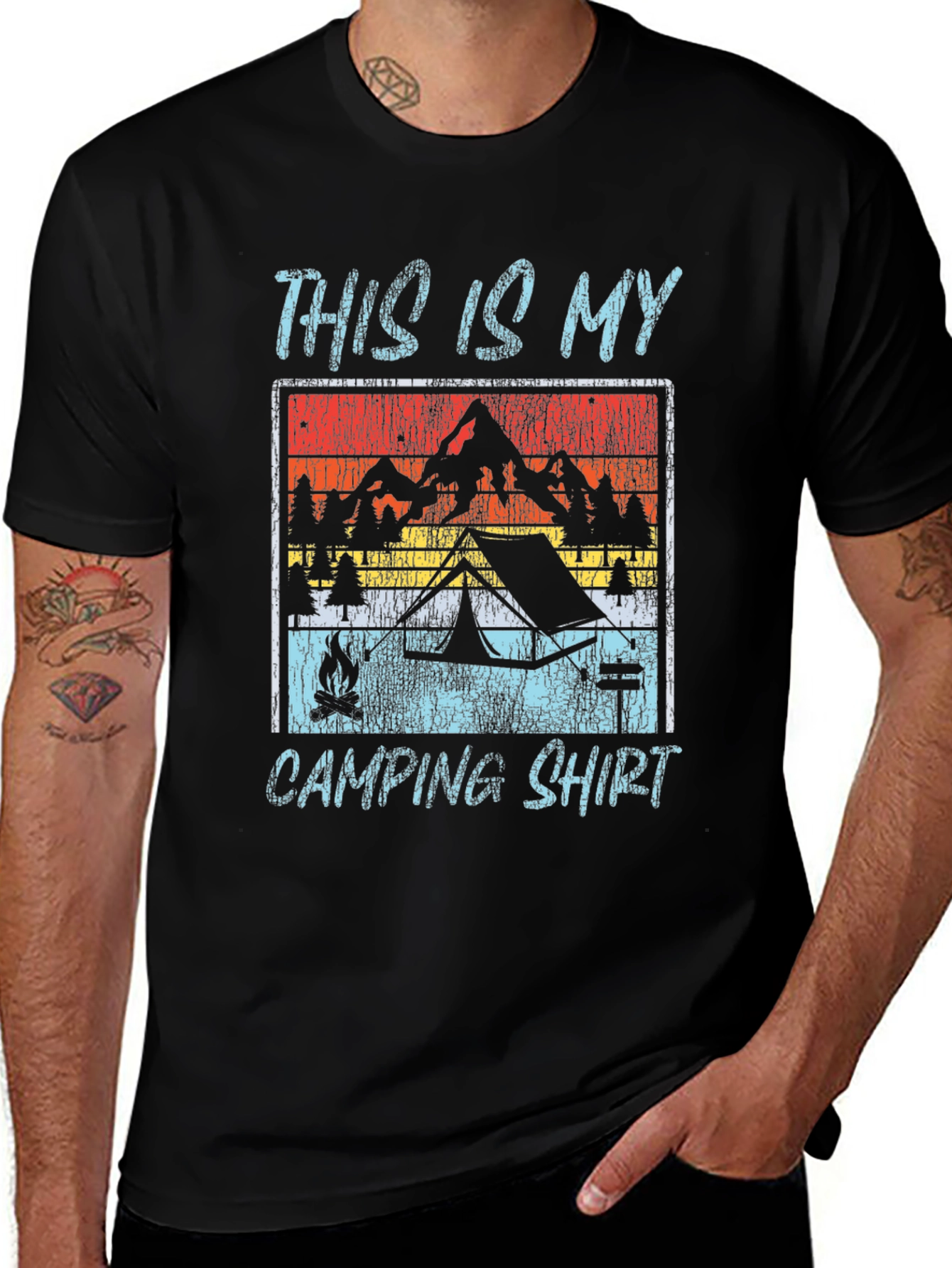 Variant 28 of Camping Shirt: This is My Camping Shirt