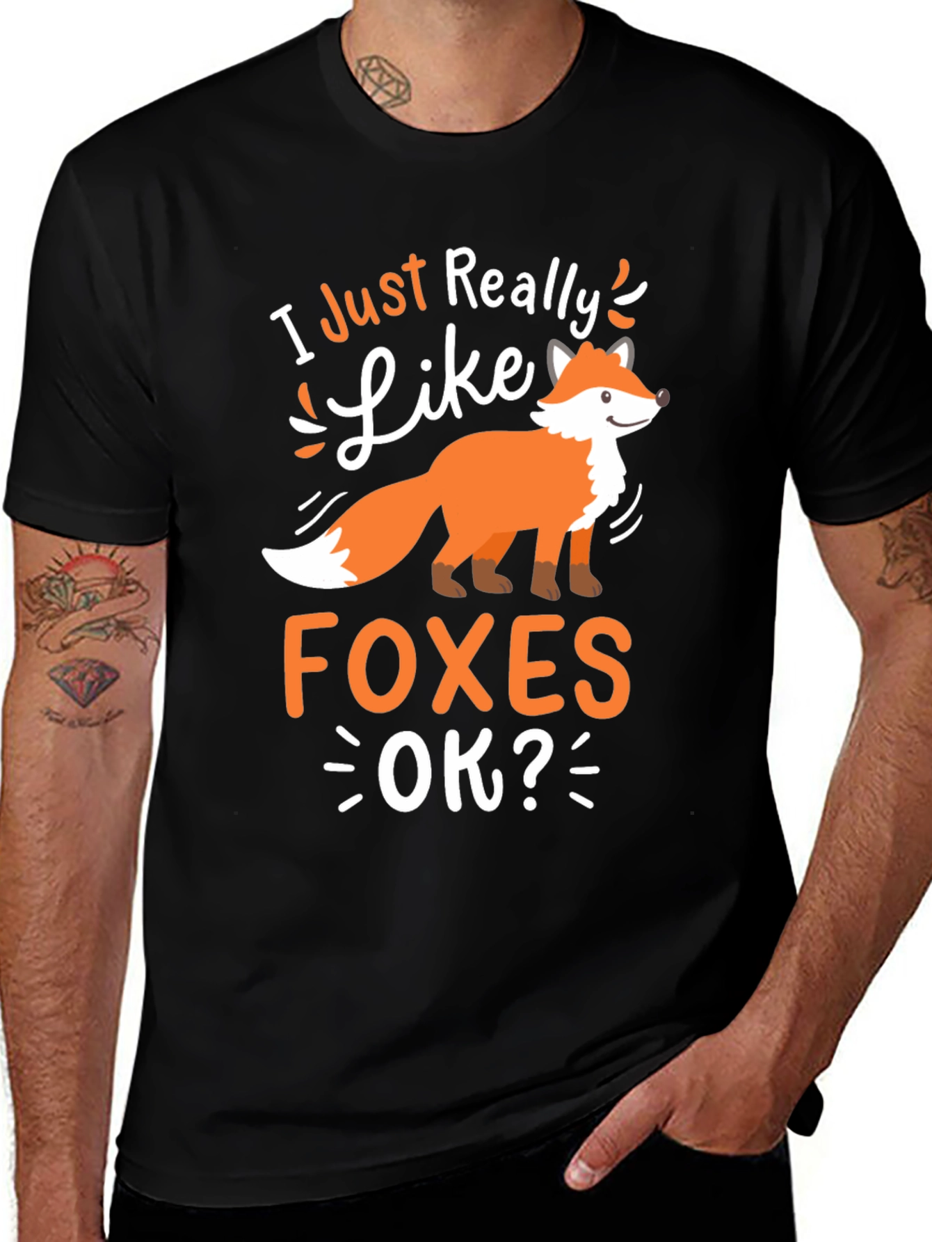 Variant 13 of I Just Really Like Foxes Graphic Tee