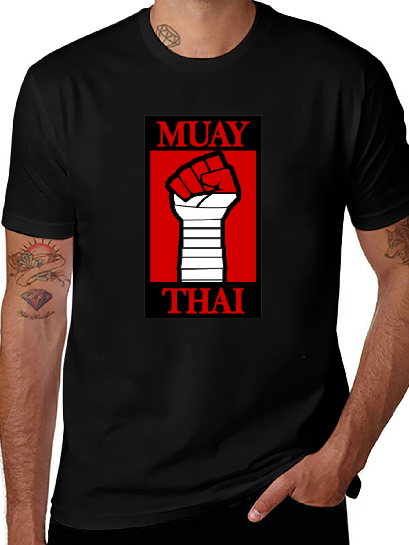 Muay Thai Fist Graphic T-Shirt
