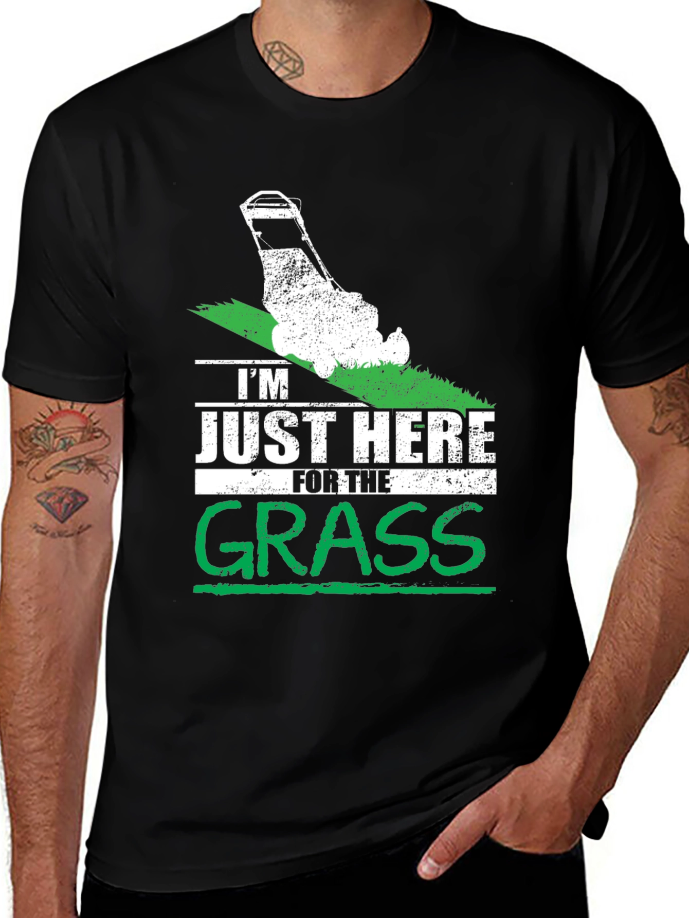 Variant 20 of I'm Just Here for the Grass T-Shirt