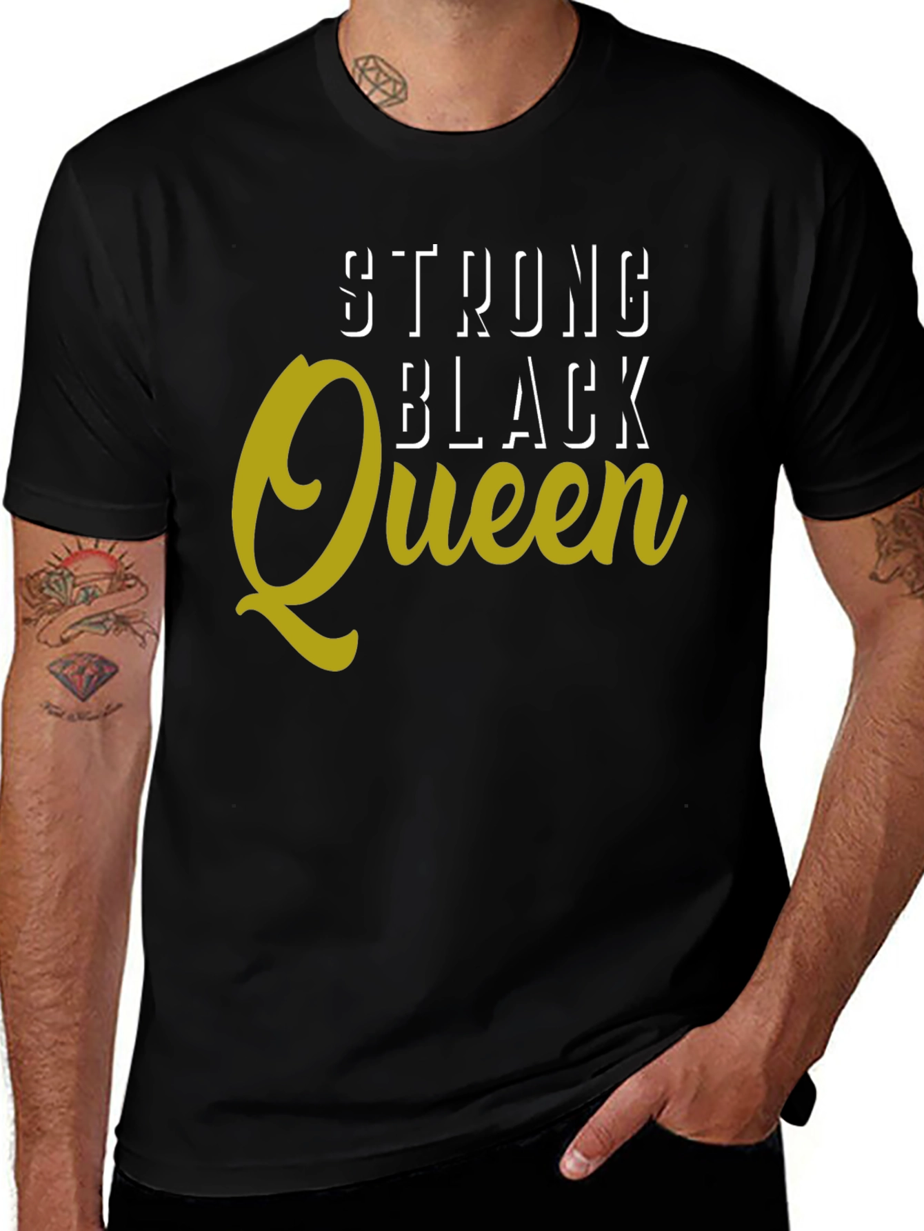 Variant 28 of Strong Black Queen Graphic Tee - Unisex